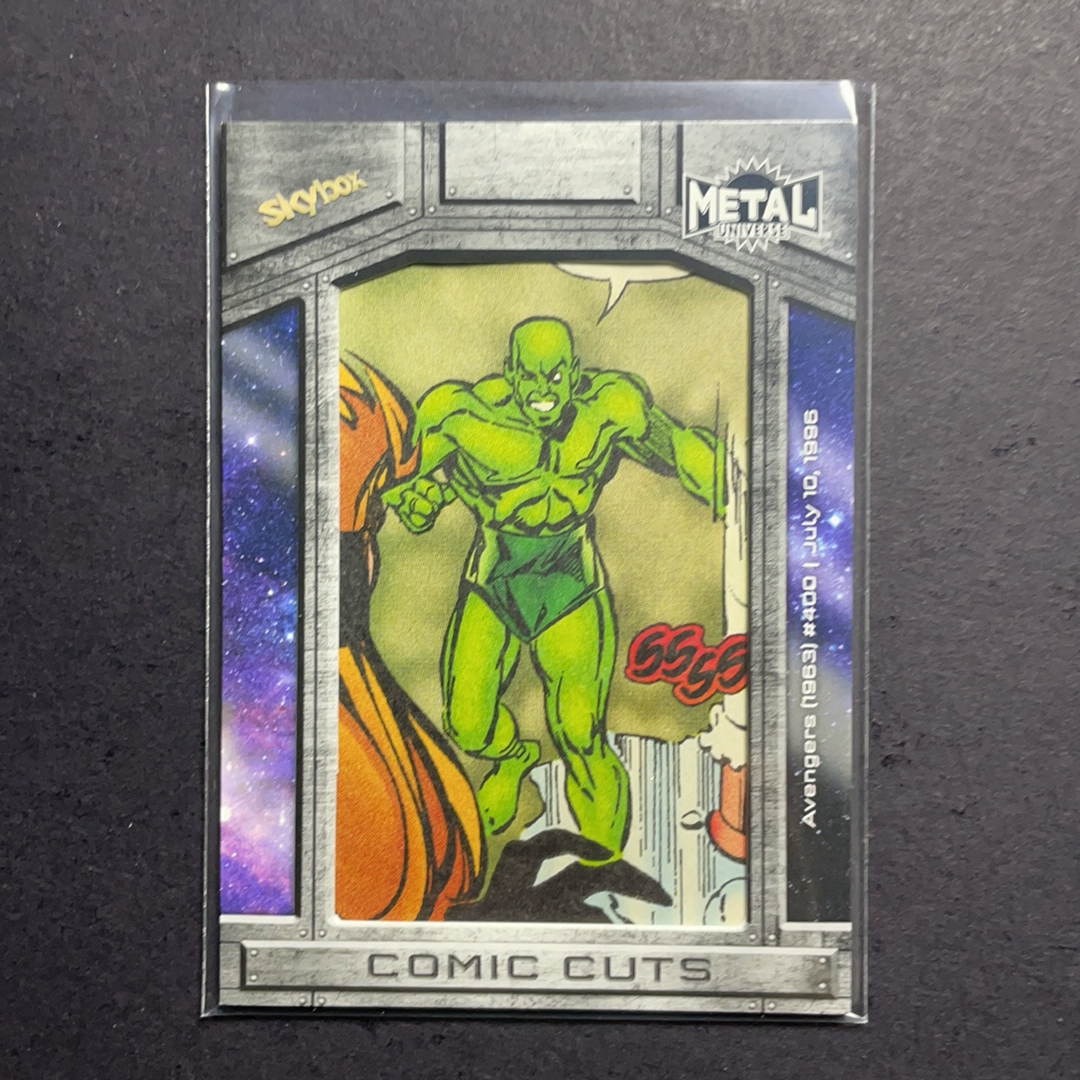 2024 SkyBox Marvel (MCU) 复仇者联盟 复仇者联盟#400 1996年 漫画切割特卡65编 2024 UD漫威漫画Metal Universe复联系列 粉条代拍