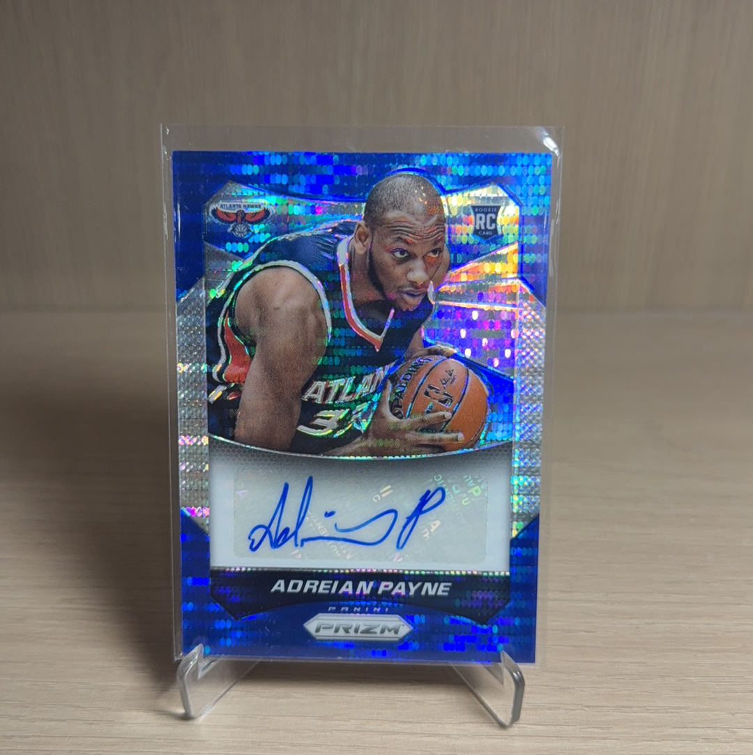 2014-15 Panini Prizm Adreian Payne RC 【免费代卖】老鹰 新秀 RC 阿德里安 佩恩 /249编 PZ 签字 投资升值 值得珍藏 卡品如图