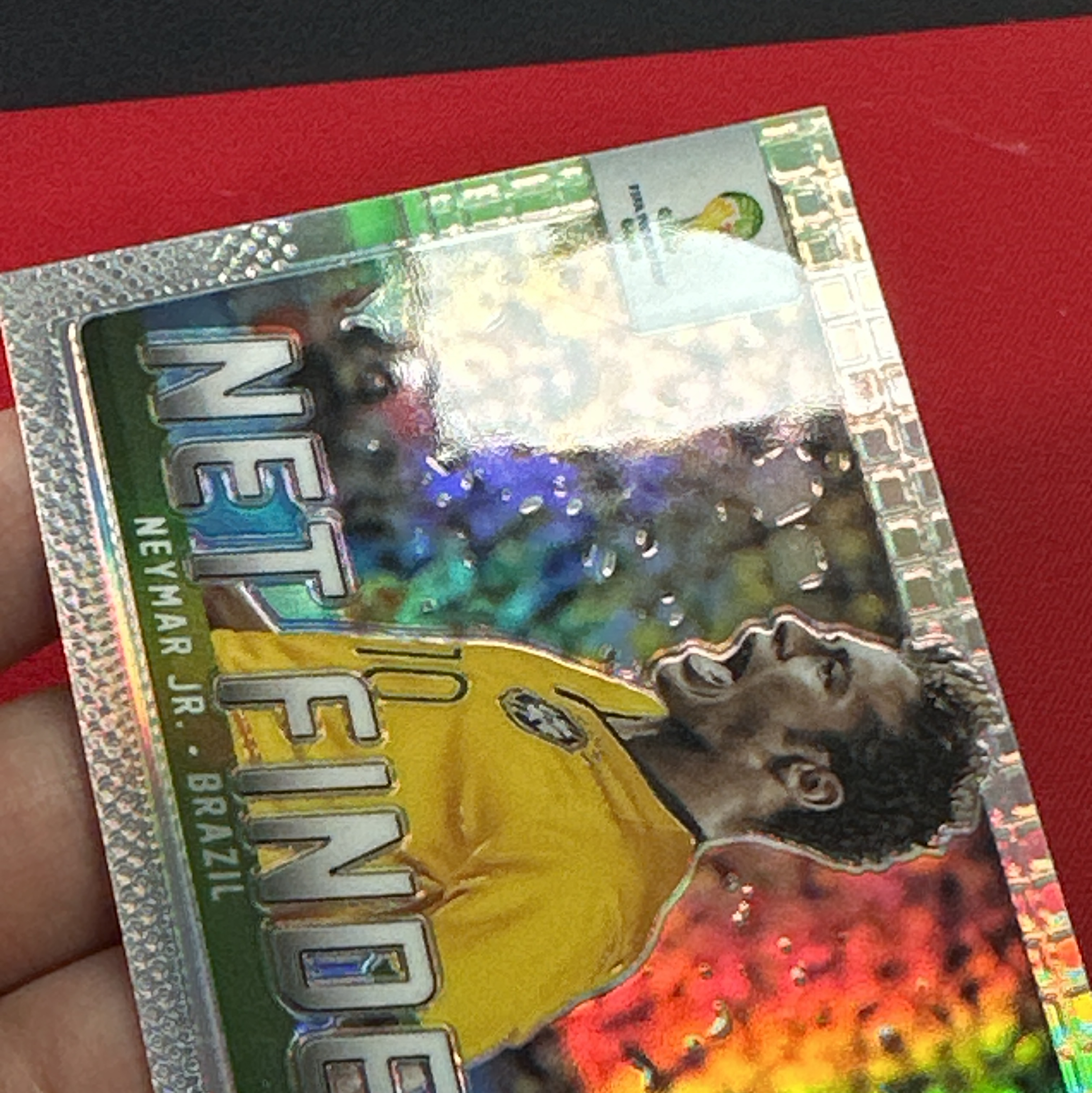 【四喜代拍】2014 Panini Prizm Neymar Jr. PZ 元年 世界杯 巴西 内马尔 内少 Net Finders 射手特卡 银折 折射 卡品如图(archer)