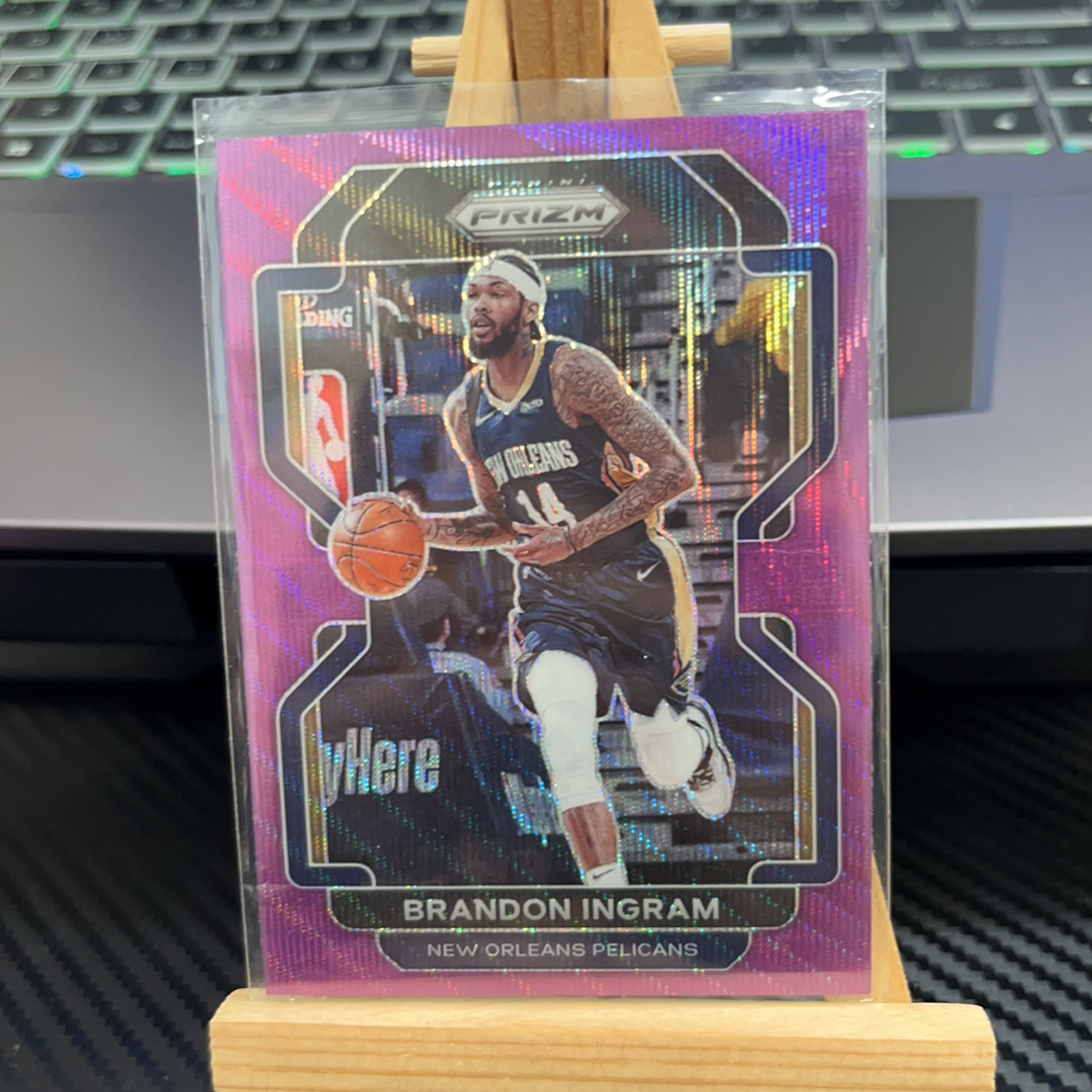 2021-22 Panini Prizm Brandon Ingram 英格拉姆 鹈鹕 紫折 紫波纹 折射 prizm系列 pz 卡品如图 凑图必备 值得收藏! 免费代卖!