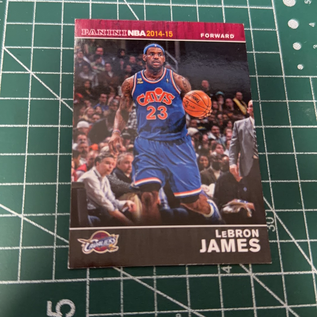 2014-15 Panini Americana LeBron James S.p.a.勒布朗詹姆斯 小皇帝 骑士队 LBJ 精美选图 十年老卡 绝版卡 base 收藏必备 少漆