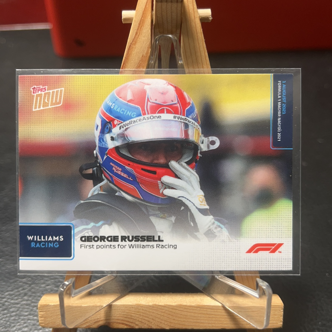 【SY代卖sy0335-可累积-瑕疵看图】2021 Topps Now George Russell 乔治 拉塞尔