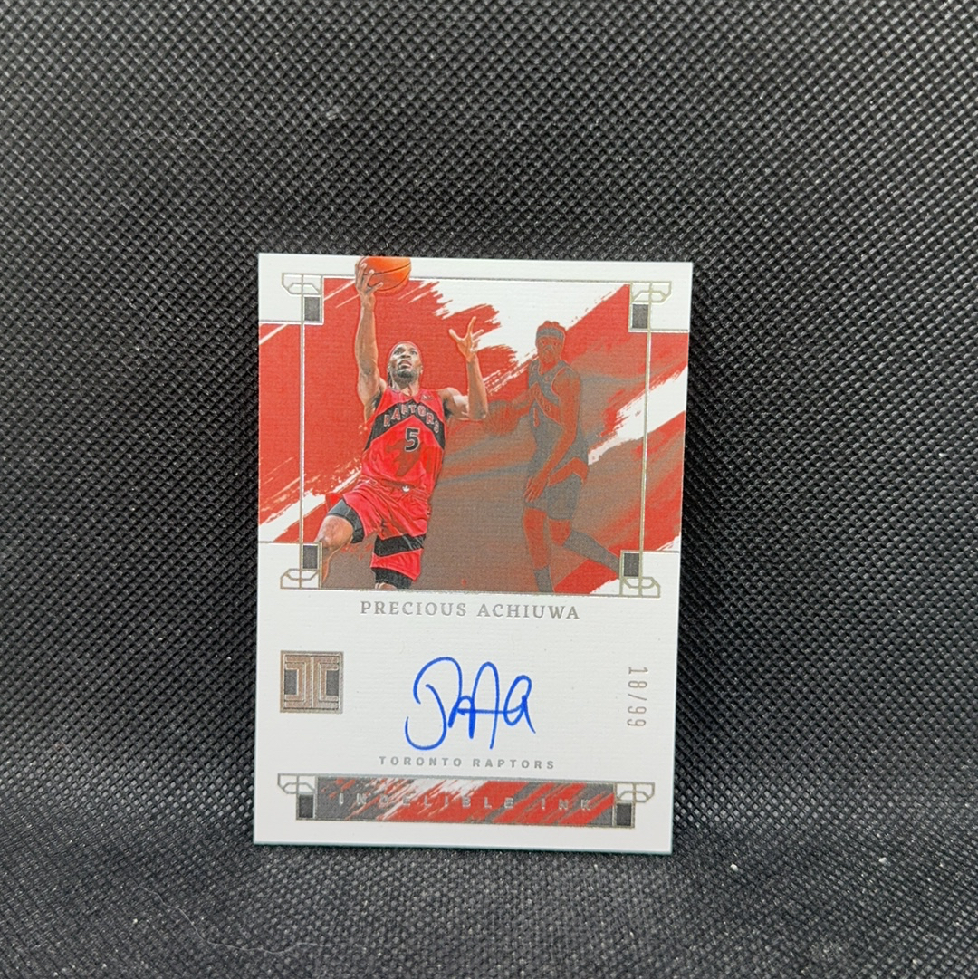 【Roseee代卖】2023-24 Panini Impeccable Precious Achiuwa 阿丘瓦 猛龙 小真金 99编 签字 卡签 ink签 六月初