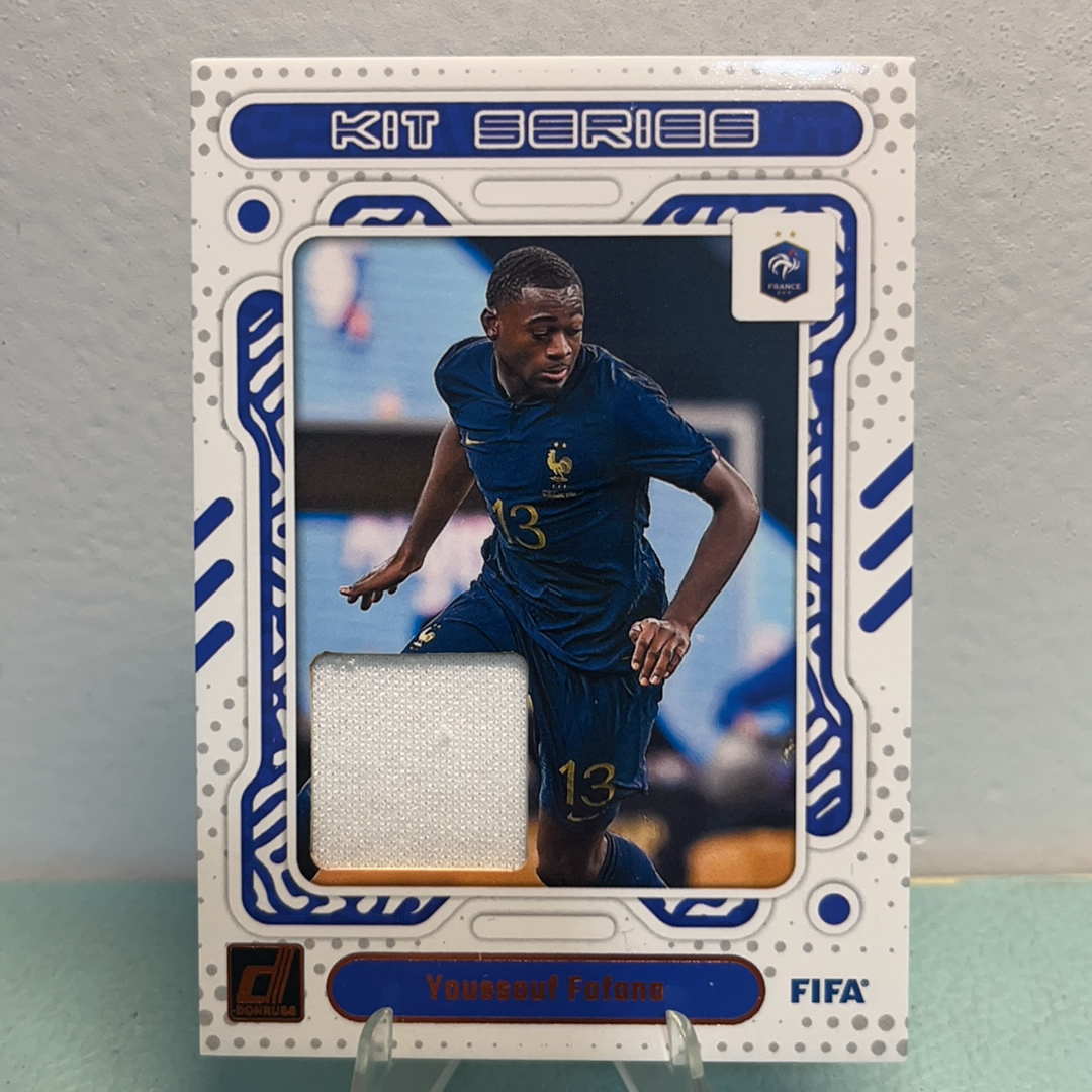 2023-24 Panini Donruss Youssouf Fofana 杜蕾斯 法国 AC米兰 摩纳哥 弗法纳 球衣 物料切割 卡品看图jy33