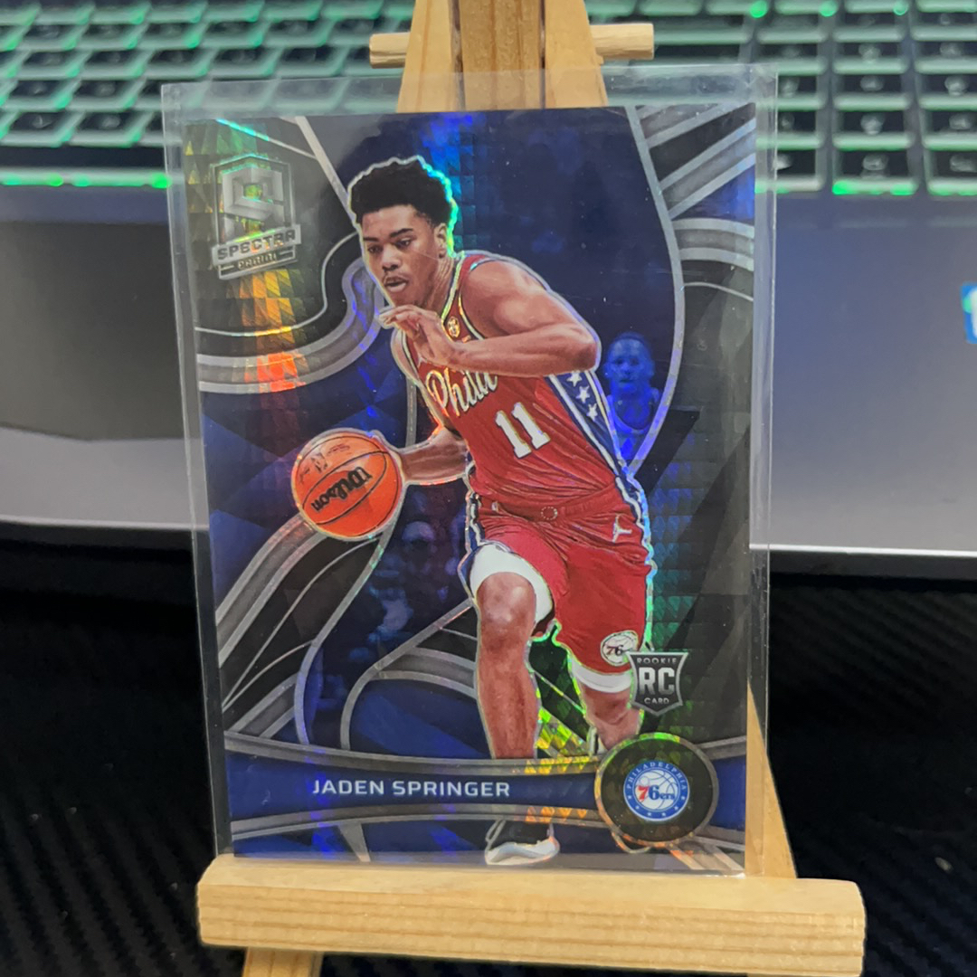2021-22 Panini Spectra Jaden Springer RC 杰登 斯普林格 76人 折射 光谱 卡品如图 凑图必备 值得收藏