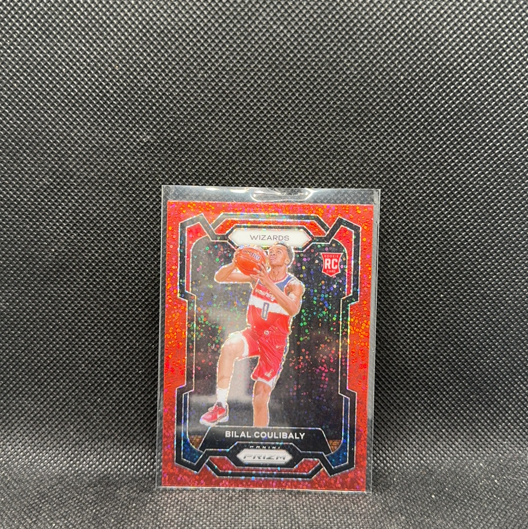 【Roseee代卖】2023-24 Panini Prizm Bilal Coulibaly RC W13D PZ 奇才 新秀 库利巴利 红点点折 折射 Dub