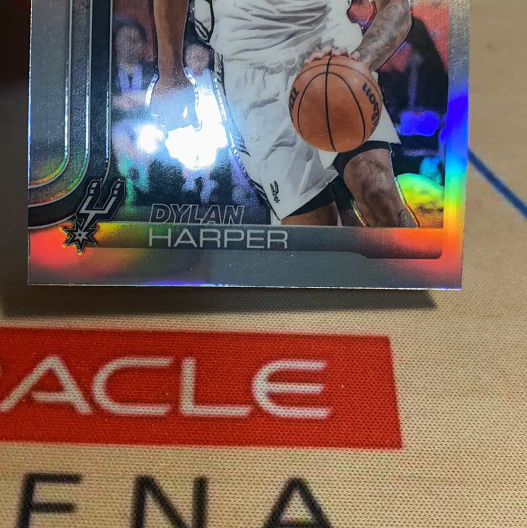 2025-26 Topps Chrome Dylan Harper RC Topps chrome Tc 迪伦 哈珀 新秀 正银折 折射 #6 潜力新秀 卡品如图 凑套必备