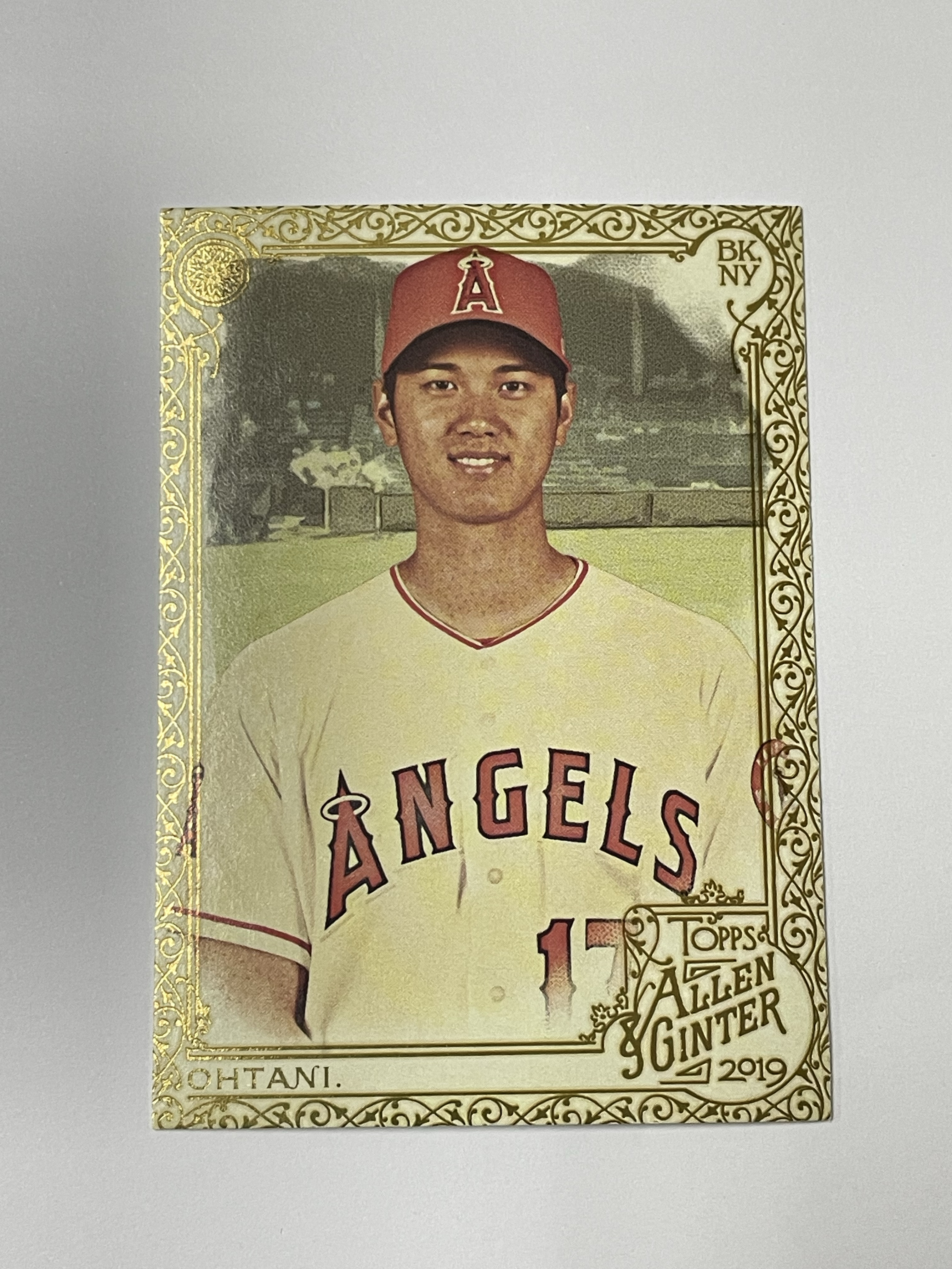 2019 Topps Allen & Ginter Shohei Ohtani 洛杉矶天使 大谷翔平 新秀次年 大比例金框肖像