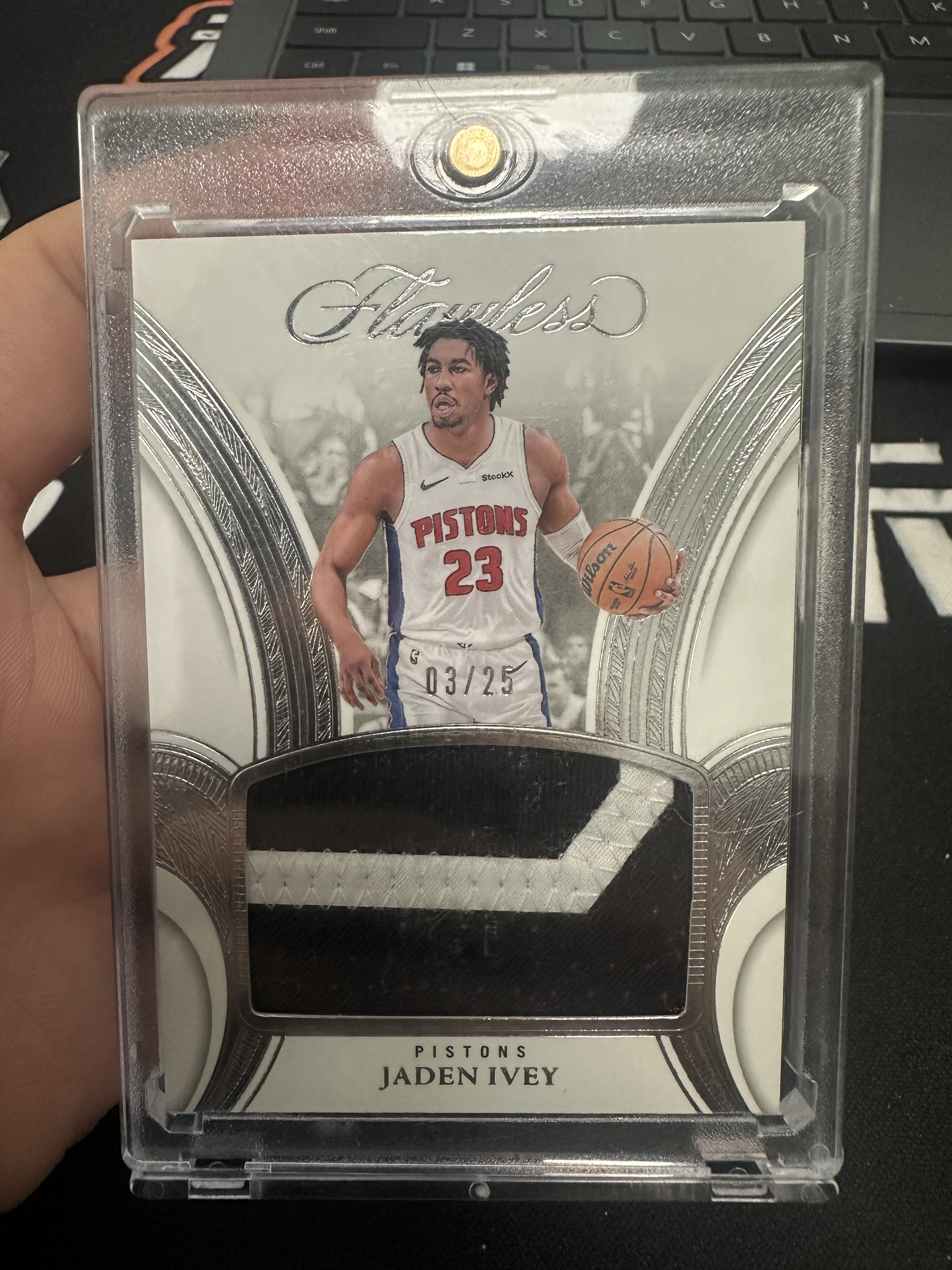 2024-25 Panini Flawless Jaden Ivey 手提 活塞 杰登 艾维 球衣 物料 大窗 25编 低编 专收必备 冷