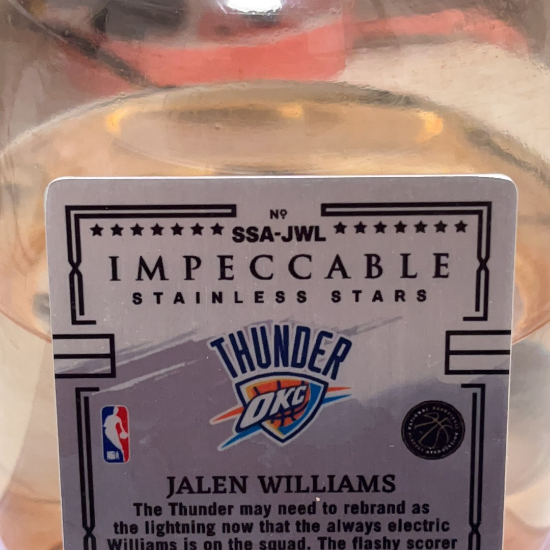 2022-23 Panini Impeccable Jalen Williams RC 雷霆 夺冠队伍 新秀 老八 杰伦 威廉姆斯 小真金 铁板 签字 卡签 75编 卡品如图