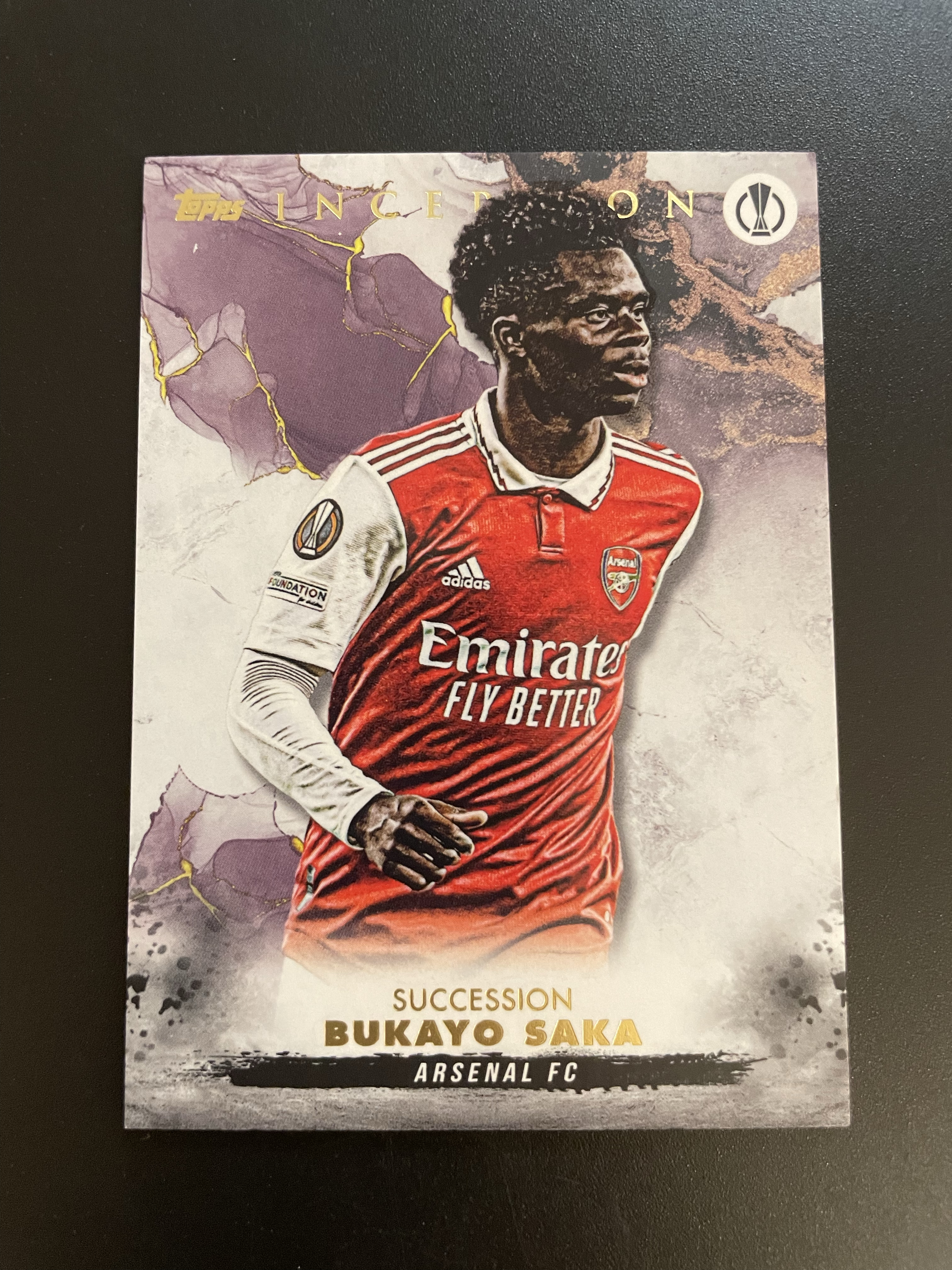 2023 Topps inception Bukayo Saka 【hellfire拍卖】topps 盗梦空间系列 阿森纳 英格兰 萨卡 base jjj