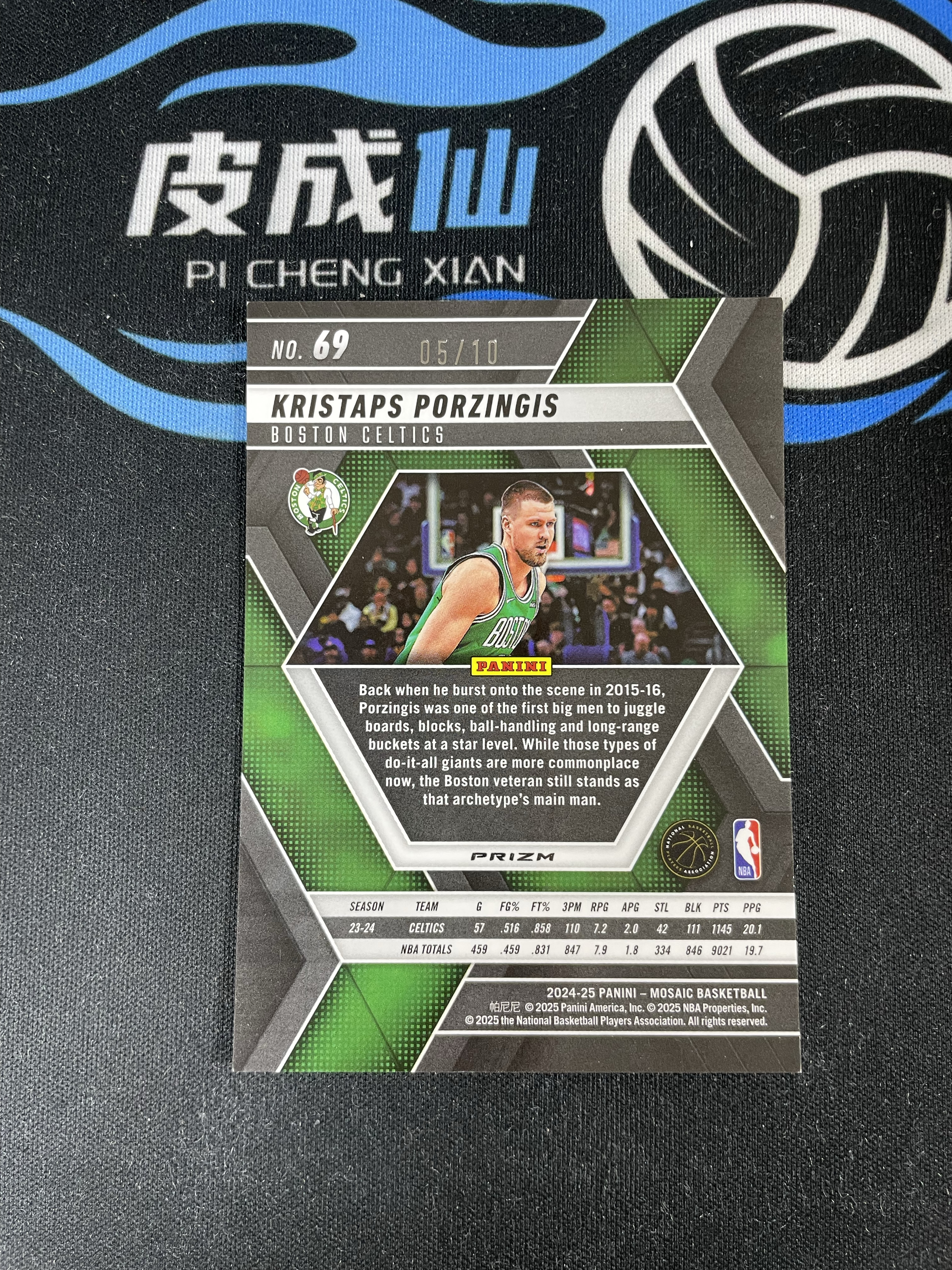 【皮成仙拍卖 统一手续费6%】 PANINI 24-25 杜蕾斯 OPTIC 凯尔特人 KRISTAPS PORZINGIS 波尔津吉斯 金圈圈折 10编 瑕疵如图【只发顺丰】kirbybest192