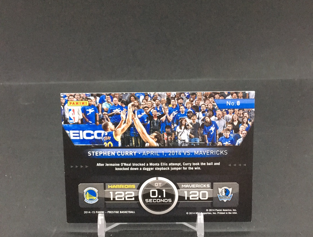 【DC拍卖】11.19 PANINI PRESTIGE 折射特卡 经典老特 实卡美如画 勇士王朝核心领袖 联盟历史三分王 斯蒂芬 库里
