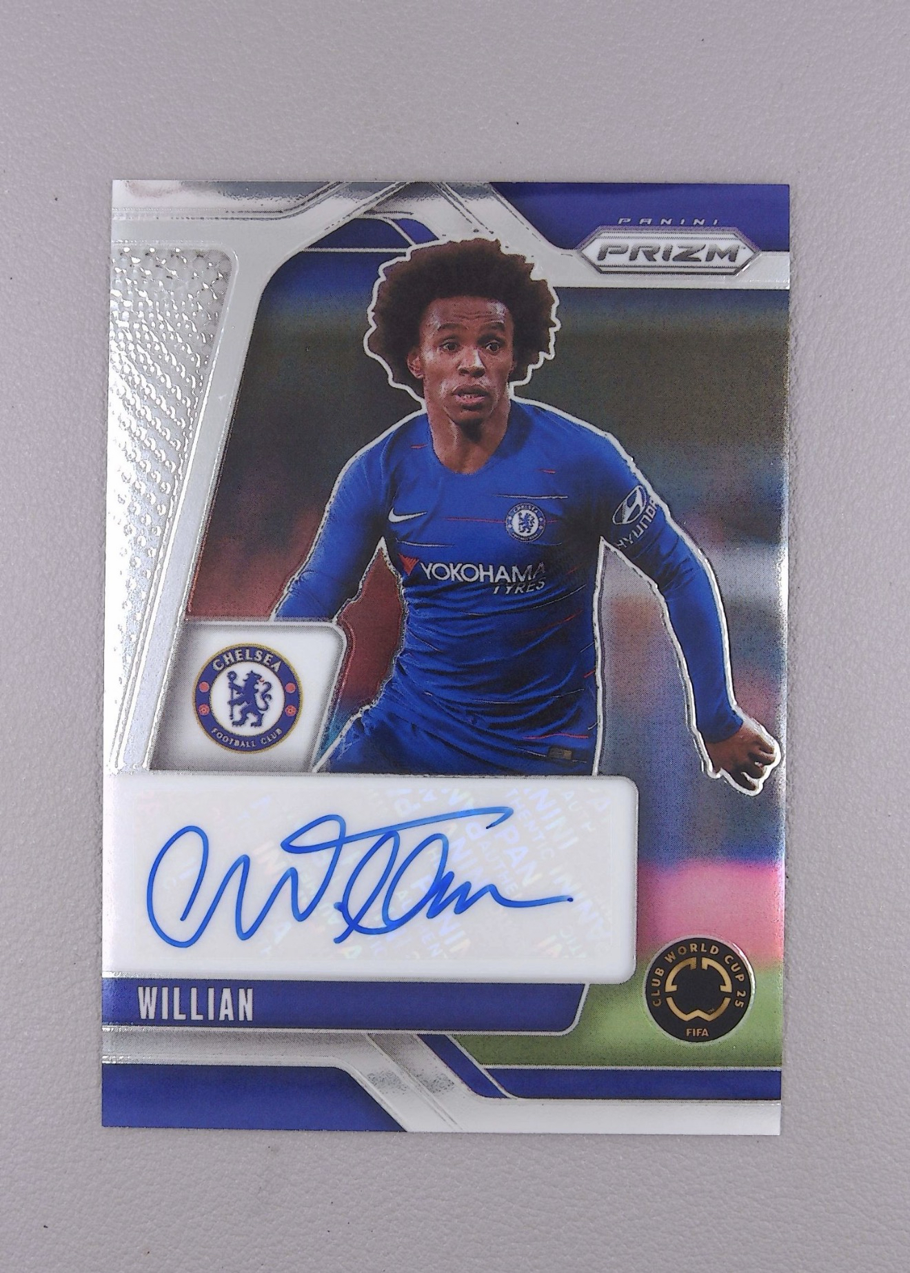 2012 Panini Prizm Willian 威廉 世俱杯Pz 签字 切尔西边锋 小凯代拍 (TTHK) 实卡超美 收藏投资 卡品如图