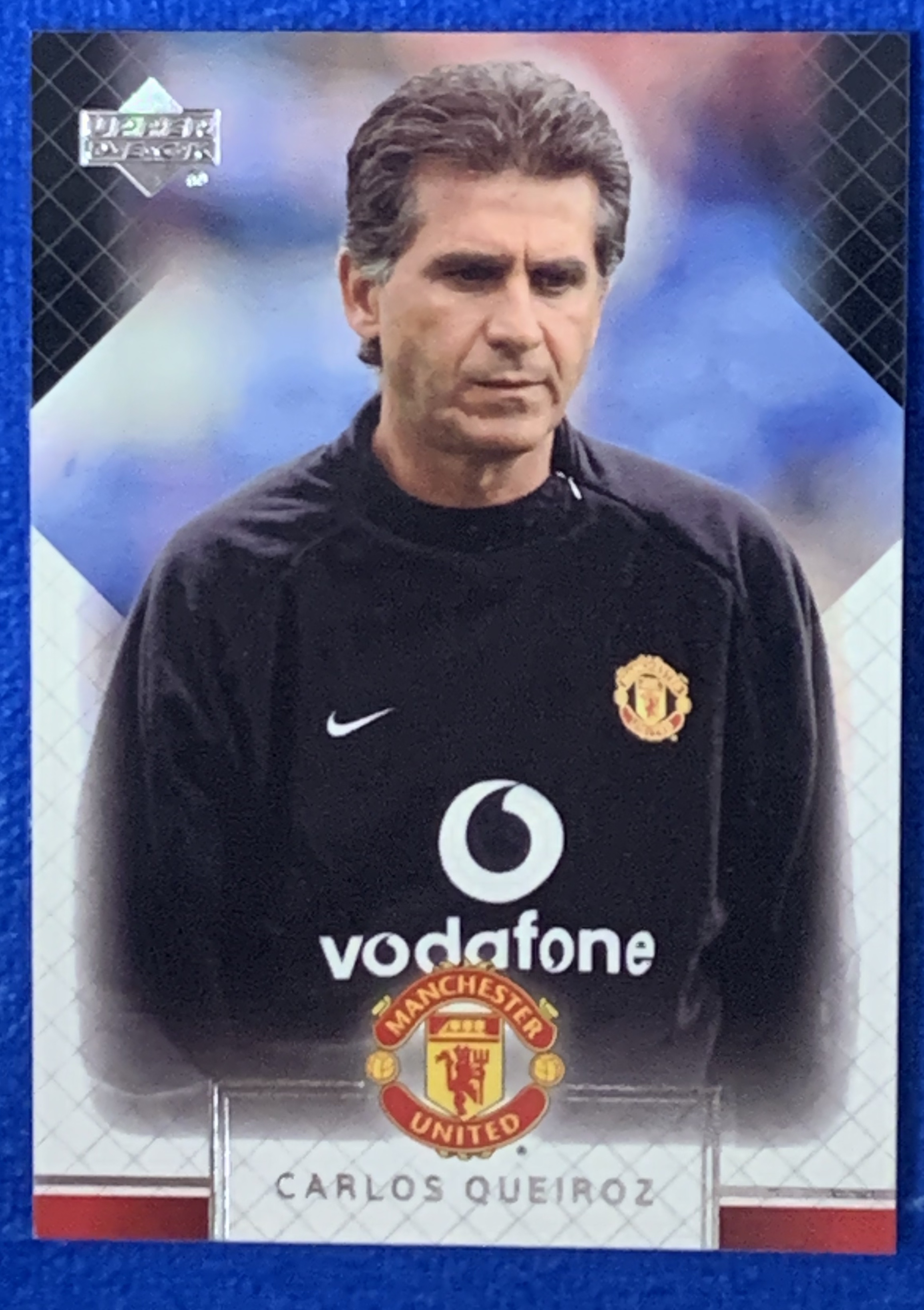 2002 Upper Deck Manchester United Queiroz 亚德 曼联 助教 奎罗兹 葡萄牙Portugal 皇家马德里Real Madrid 经典老卡 不保卡品 ebay有价