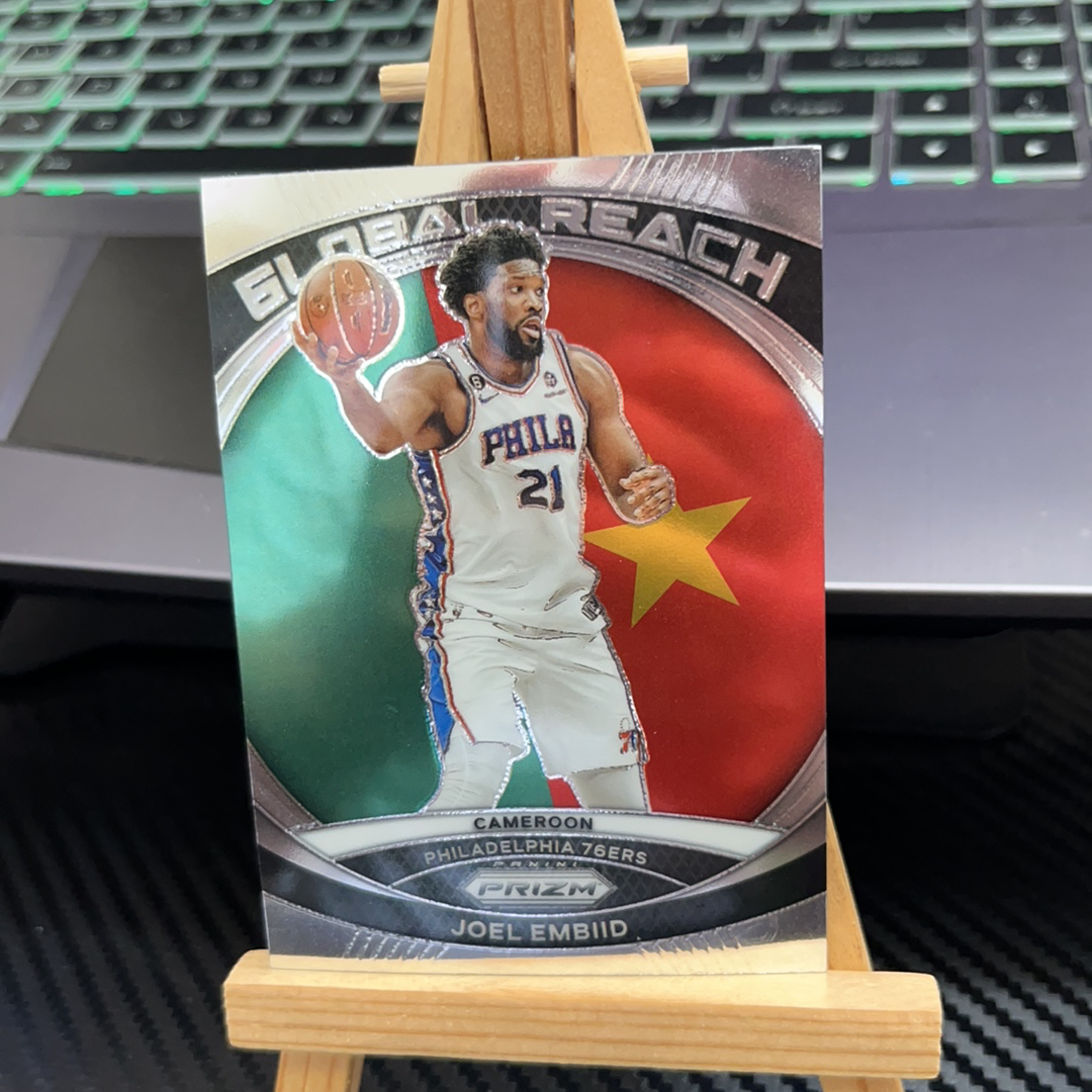 2023-24 Panini Prizm Joel Embiid 乔尔 恩比德 76人 prizm系列 特卡 pz 卡品如图 凑图必备 值得收藏!免费代卖!