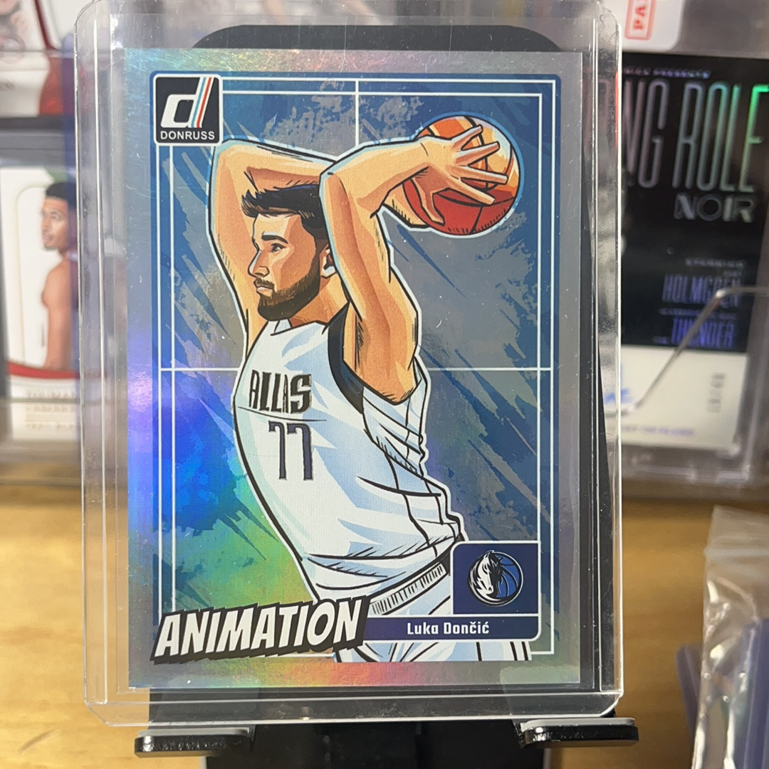 2024-25 Panini Donruss Luka Doncic 杜蕾斯 独行侠 卢卡 东契奇 折射 Animation 漫画特卡 大比例 ...