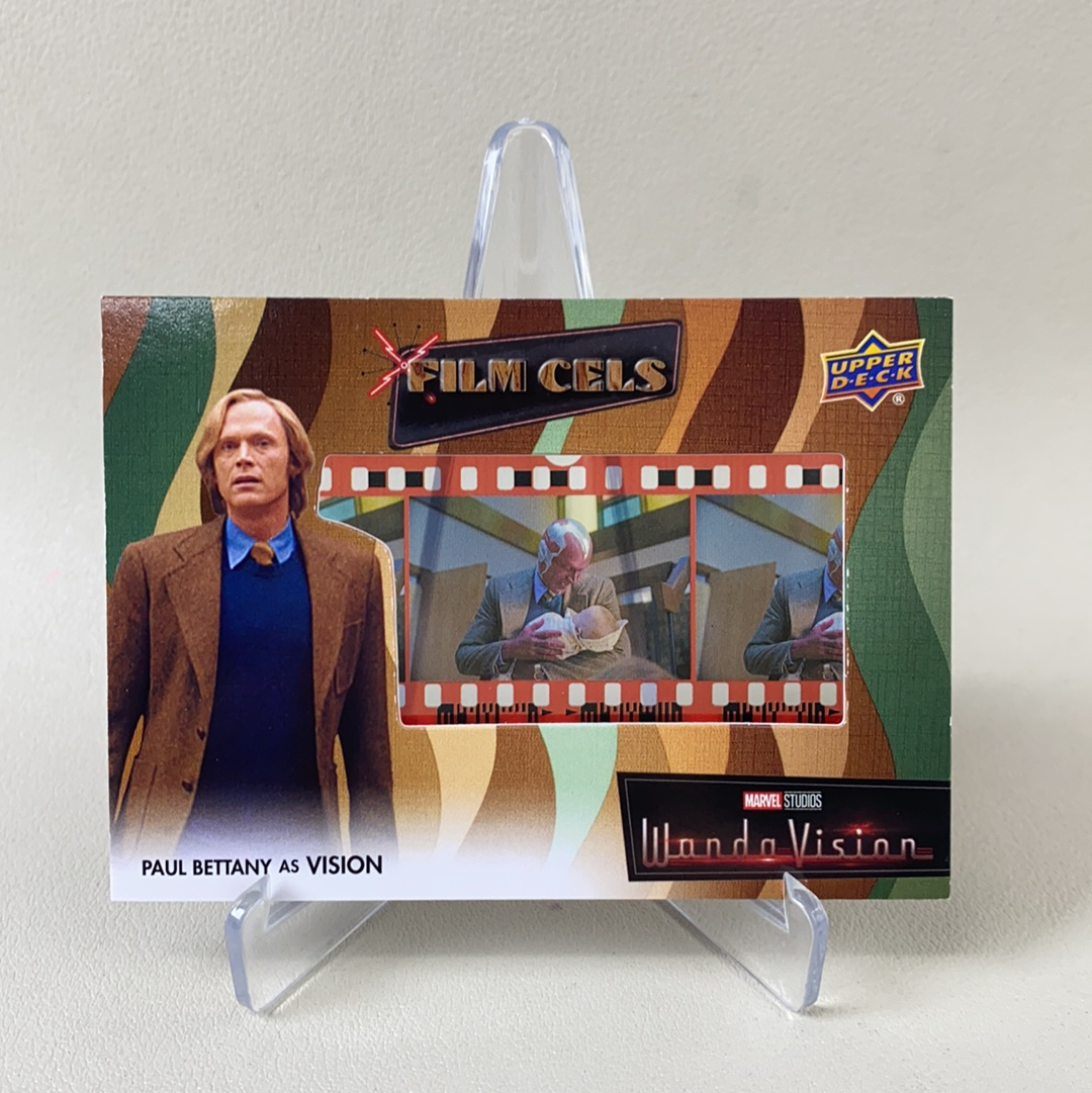 【弈卡代拍】2022 Upper Deck MARVEL WANDA VISION UD 漫威 旺达与幻视 胶片特卡 保罗 贝坦尼 饰演 幻视 1970-2 卡品如图 凑套必备 无理