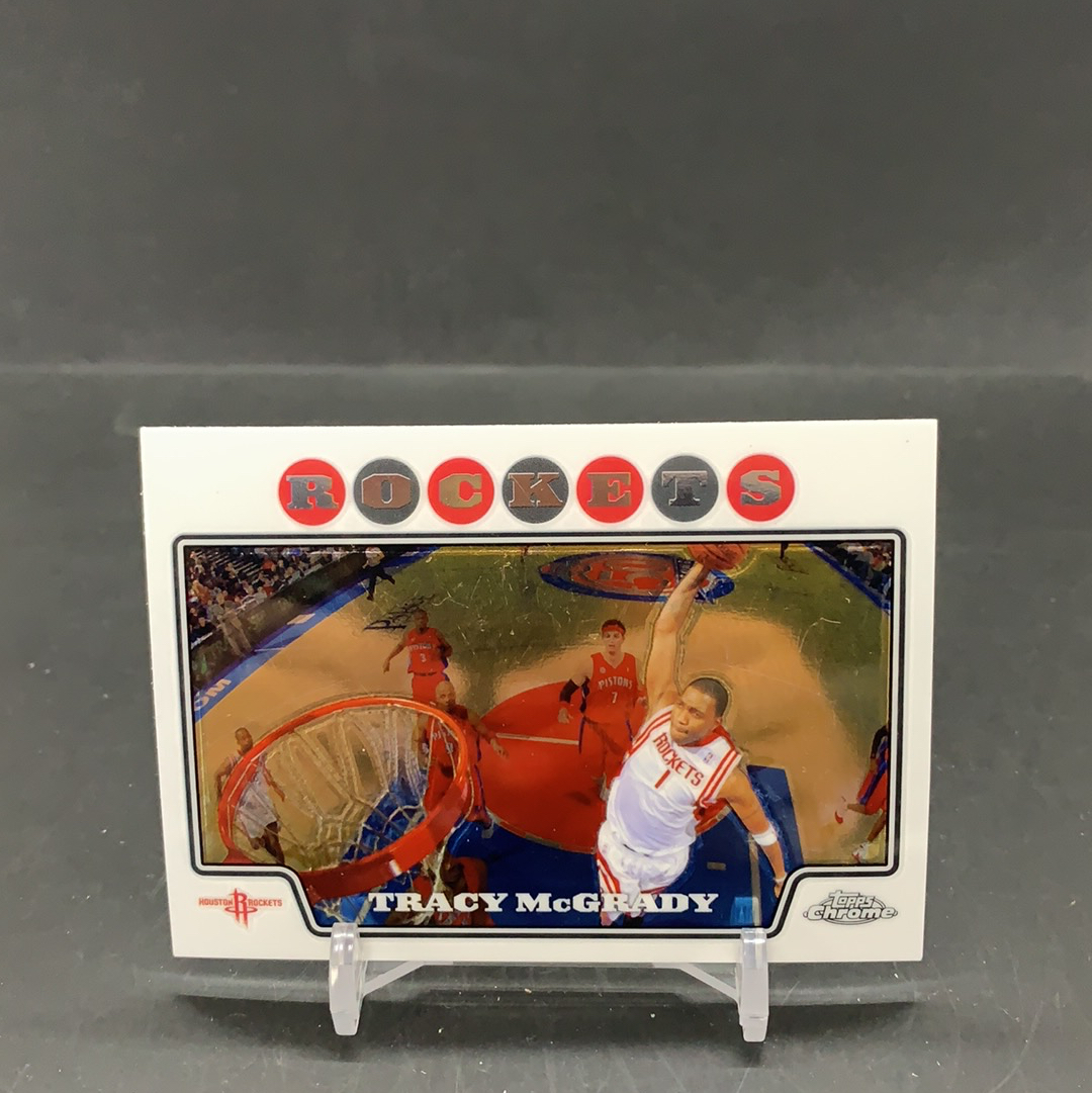 【DC拍卖】11.20. 001 TOPPS CHROME 实卡美如画 名人堂名宿 四大分卫之一 T-MAC 麦迪