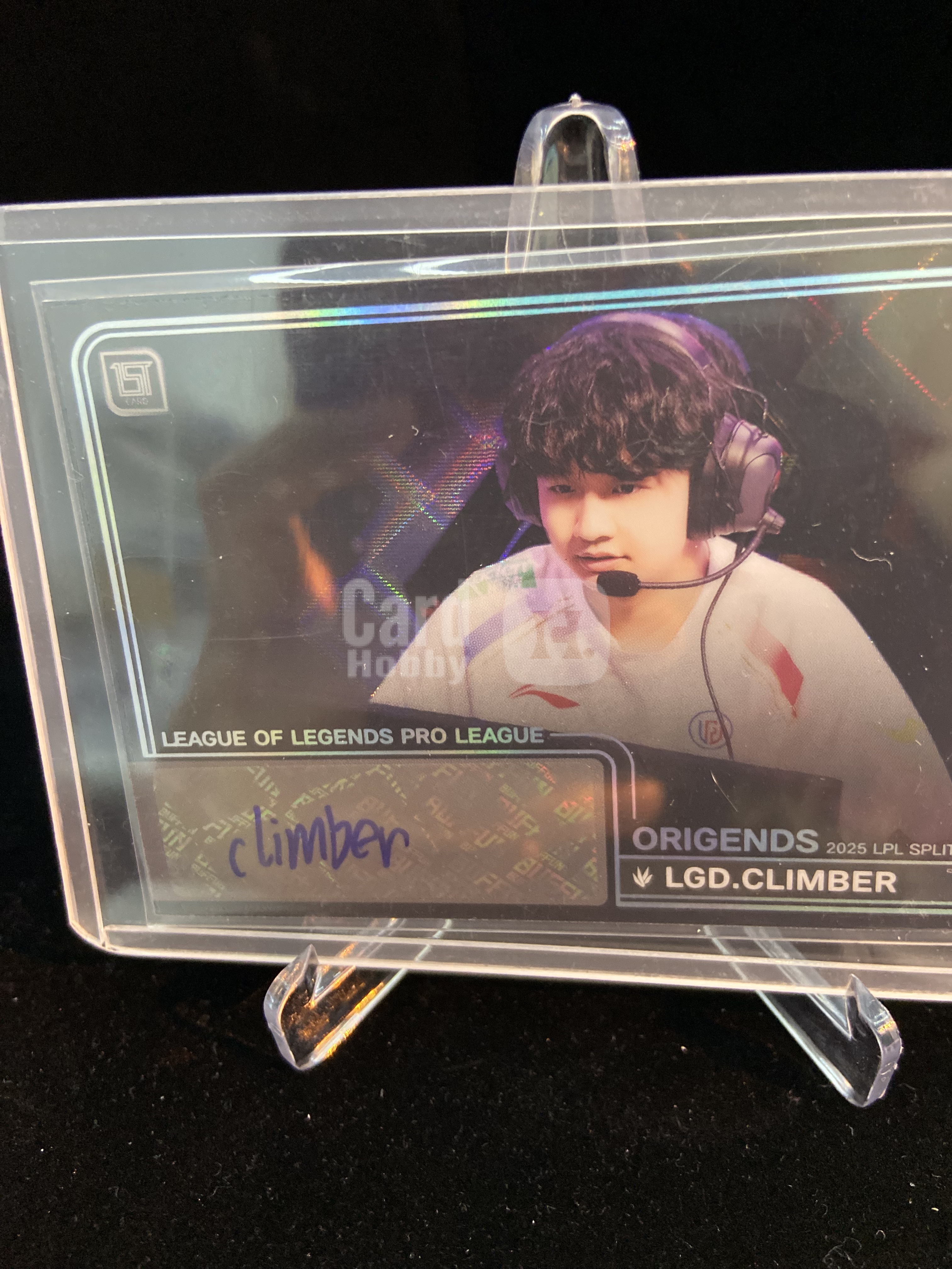 2026 Buffun LPL CLIMBER 聚光灯签字卡 LGD 11/15 不凡玩品 英雄联盟 光启 乐哥