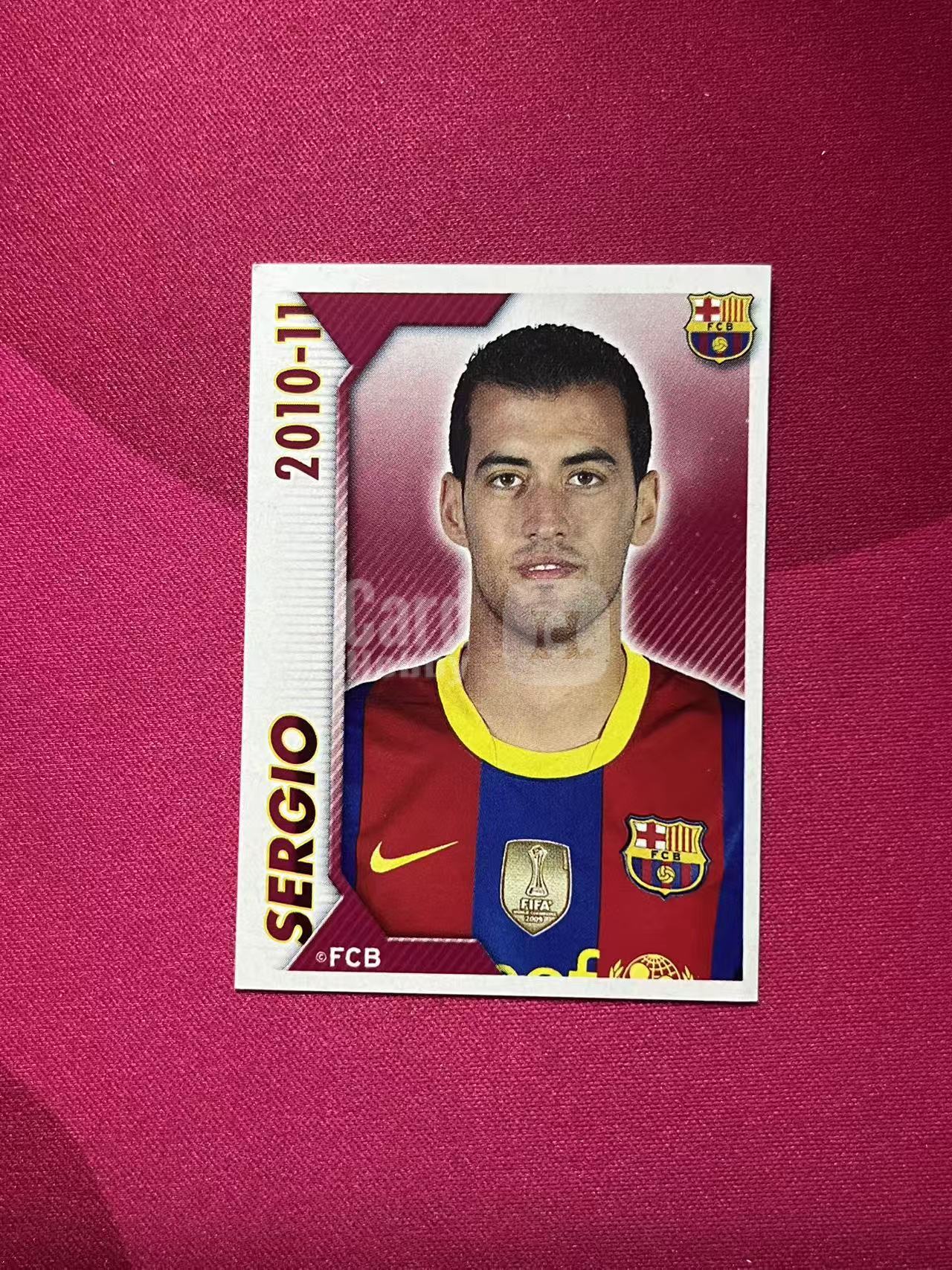 1961 Panini FC Barcelona 2010-2011 Sergi #68 D181