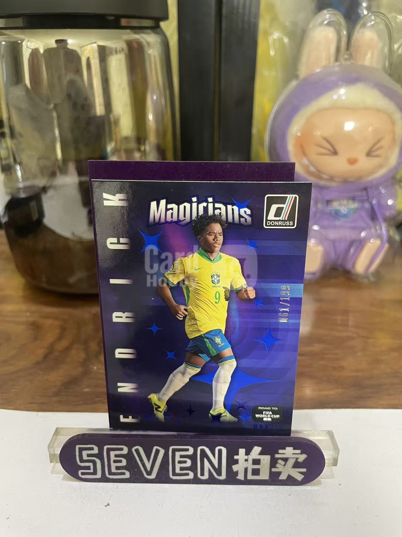 2025 Panini Donruss ENDRICK 【seven拍卖】杜蕾斯 巴西 恩德里克 061/199 卡品如图 细节如图 陈亮