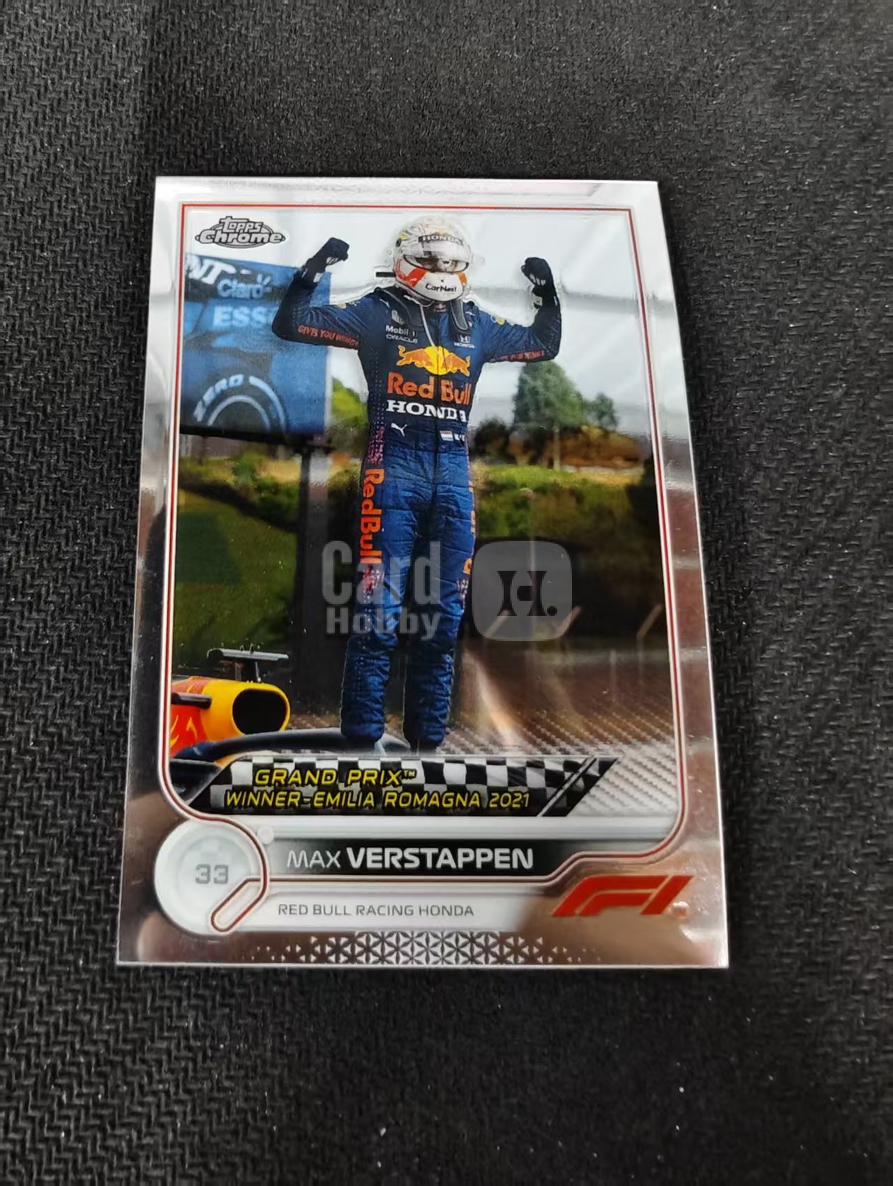 2022 Topps Chrome F1 Max Verstappen 维斯塔潘 红牛 划痕 边角瑕疵 #152