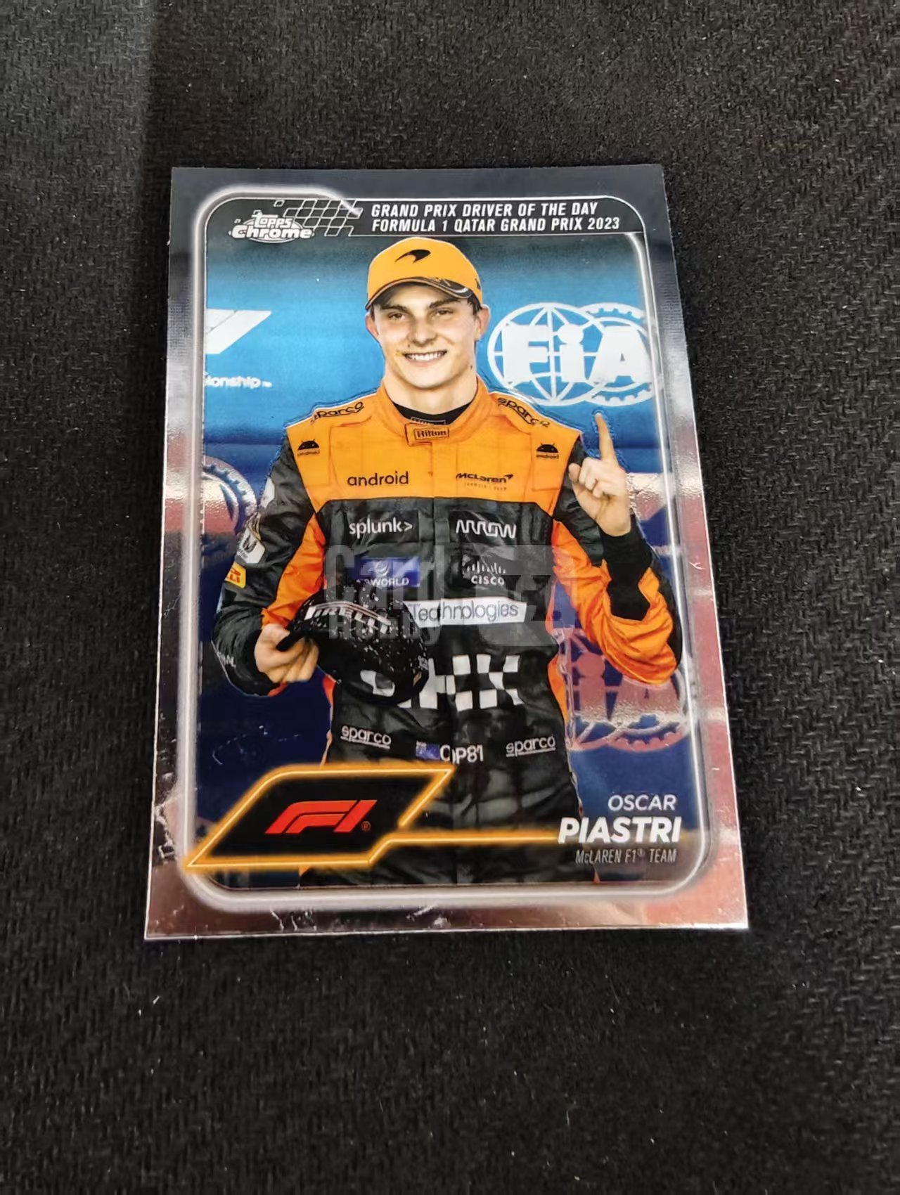 2024 Topps Chrome F1 Oscar Piastri 方程式赛车 奥斯卡 皮亚斯特里 迈凯伦车队 划痕 边角瑕疵 #175
