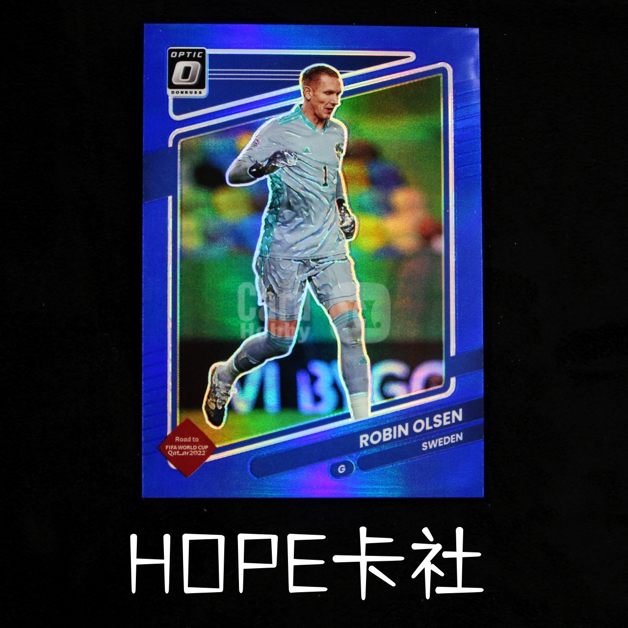 2023-24 Panini Contenders Robin Olsen 世俱杯 罗宾 奥尔森 45/99编 蓝折【HOPE代卖(4.5%含卡淘)】