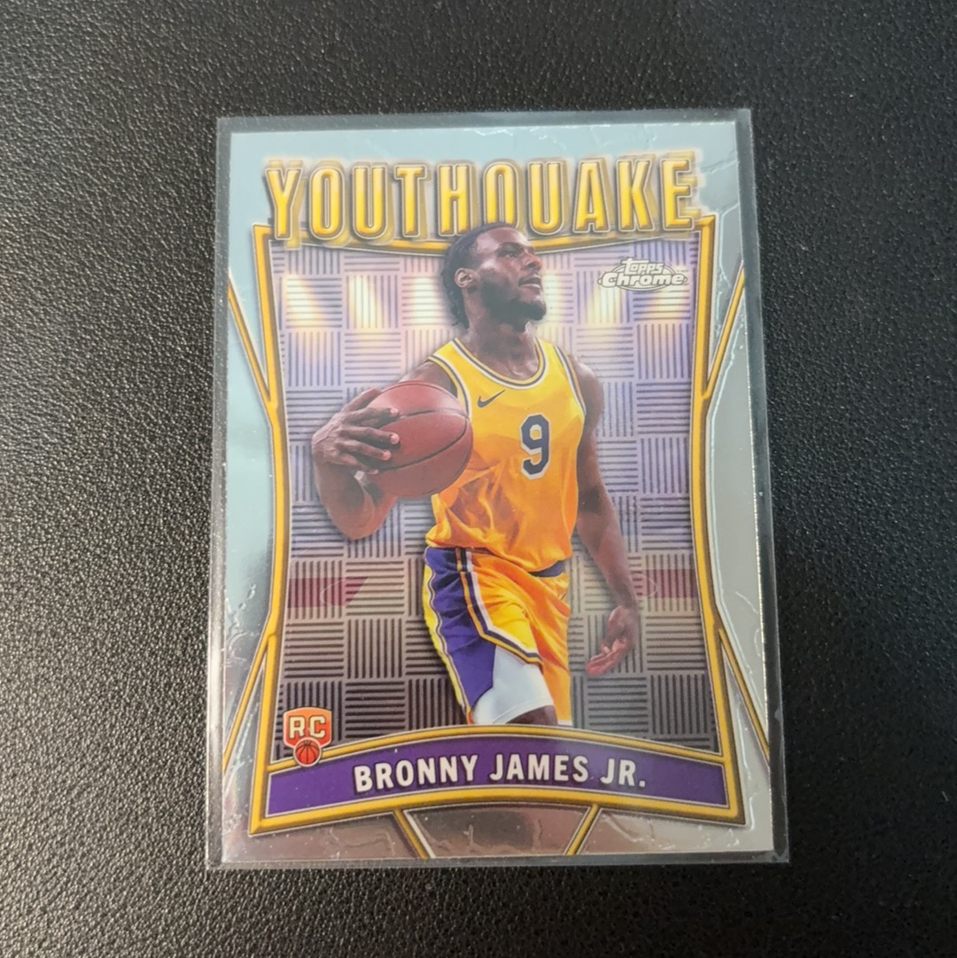 2025 Topps Chrome Bronny James RC 布朗尼 詹姆斯 新秀 youthouake 特卡 topps 凑套必备 N2