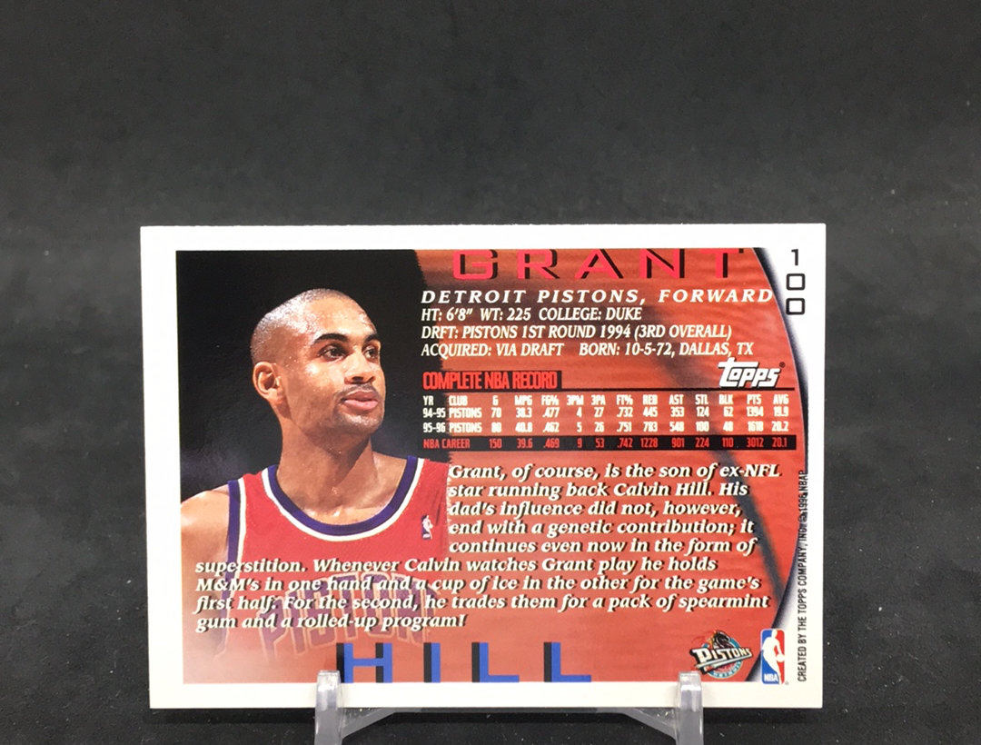 【DC拍卖】9.20 小科比 TOPPS 大比例NBA50周年镜面平行 经典老特 实卡美如画 名人堂名宿 活塞队核心领袖 乔丹接班人 格兰特 希尔