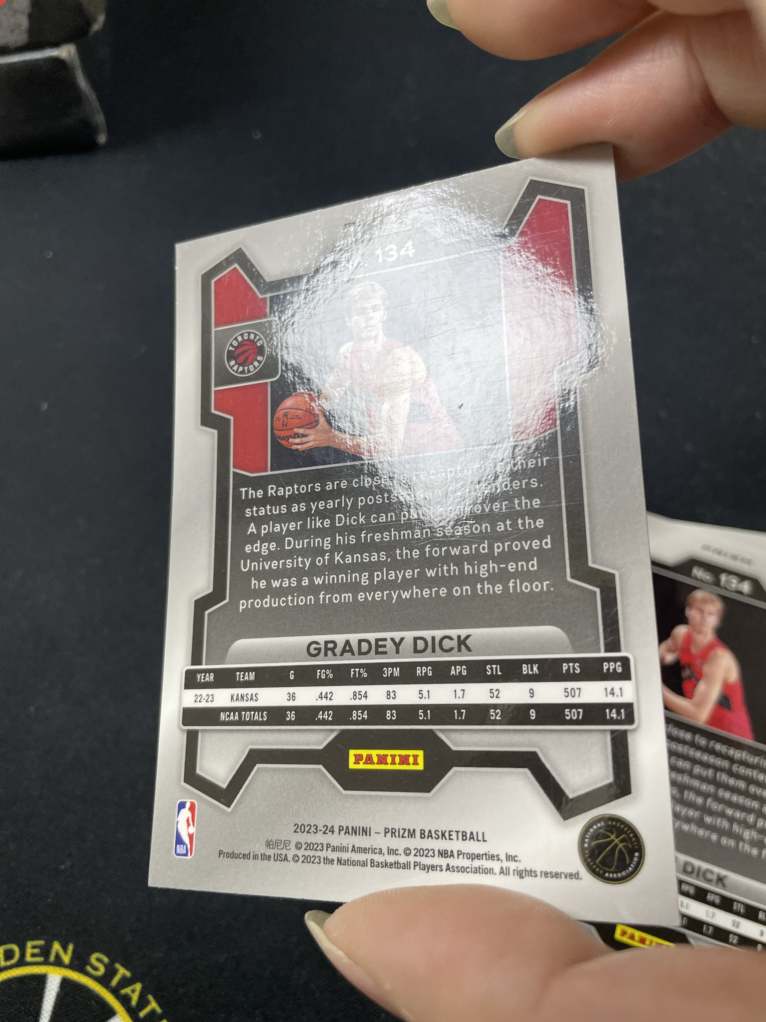 【皮成仙拍卖 统一手续费6%】 PANINI 23-24 PRIZM 猛龙 格雷迪迪克 新秀 RC 银折 粉碎冰折射 一图打包 瑕疵如图 凑套必备 值得收藏【只发顺丰】柱子126