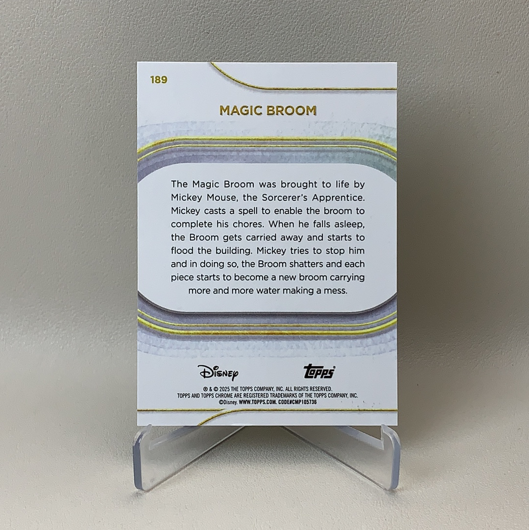 【弈卡代拍】2025 Topps Disney chrome 迪士尼 TC 青折 折射 Magic Broom 魔法扫把 053/299编 品相如图 凑套必备 Mito