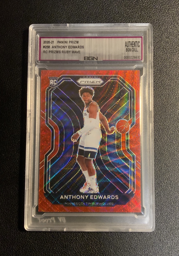 2020 21 Panini Prizm Anthony Edwards RC GBL Auction prizm rc 2020-21-panini-prizm-anthony-edwards-rc-gbl-auction-prizm-rc