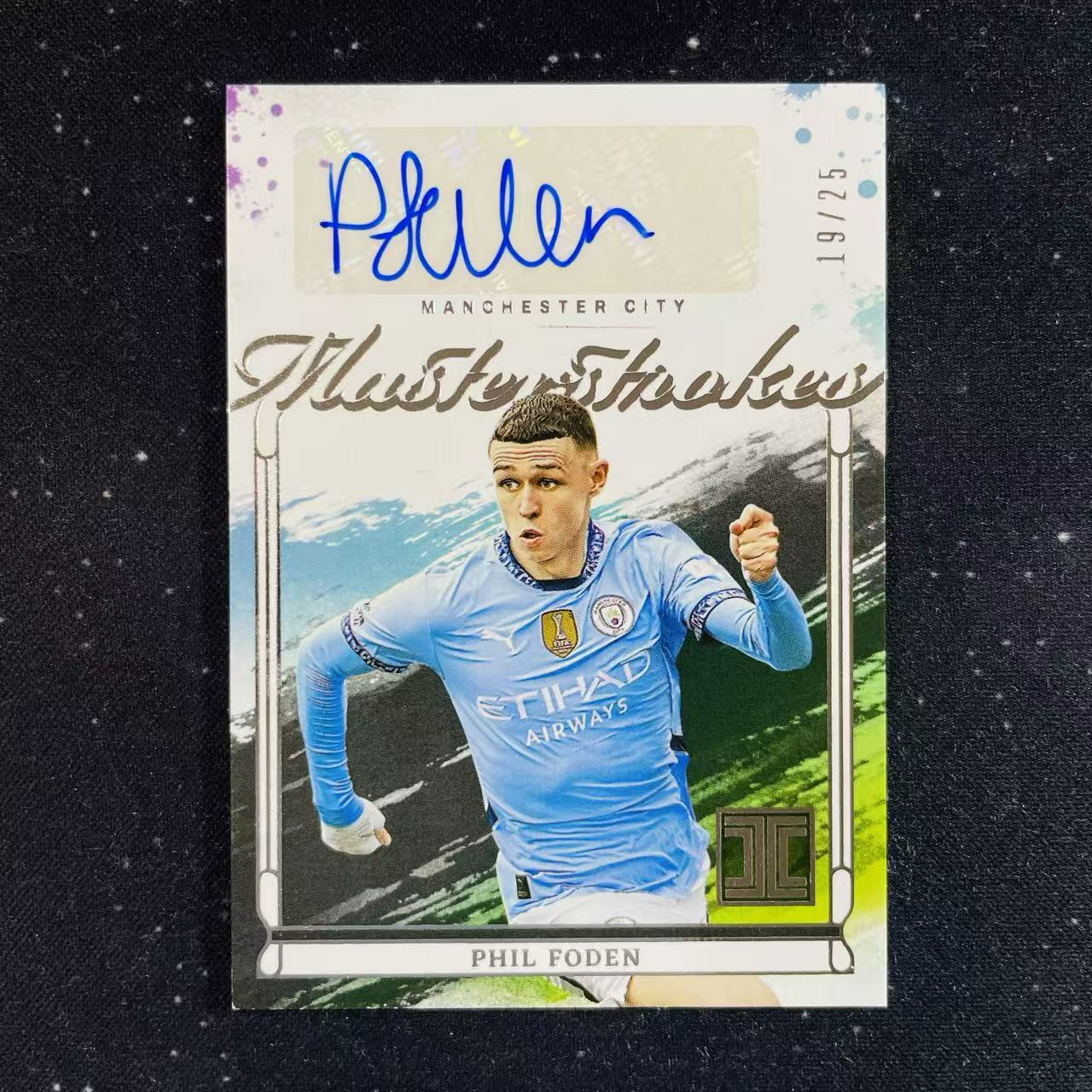 2024-25 Panini Impeccable Phil Foden 英超小真金 曼城 英格兰 菲尔 福登 签字 大师杰作签 19/25编 ...