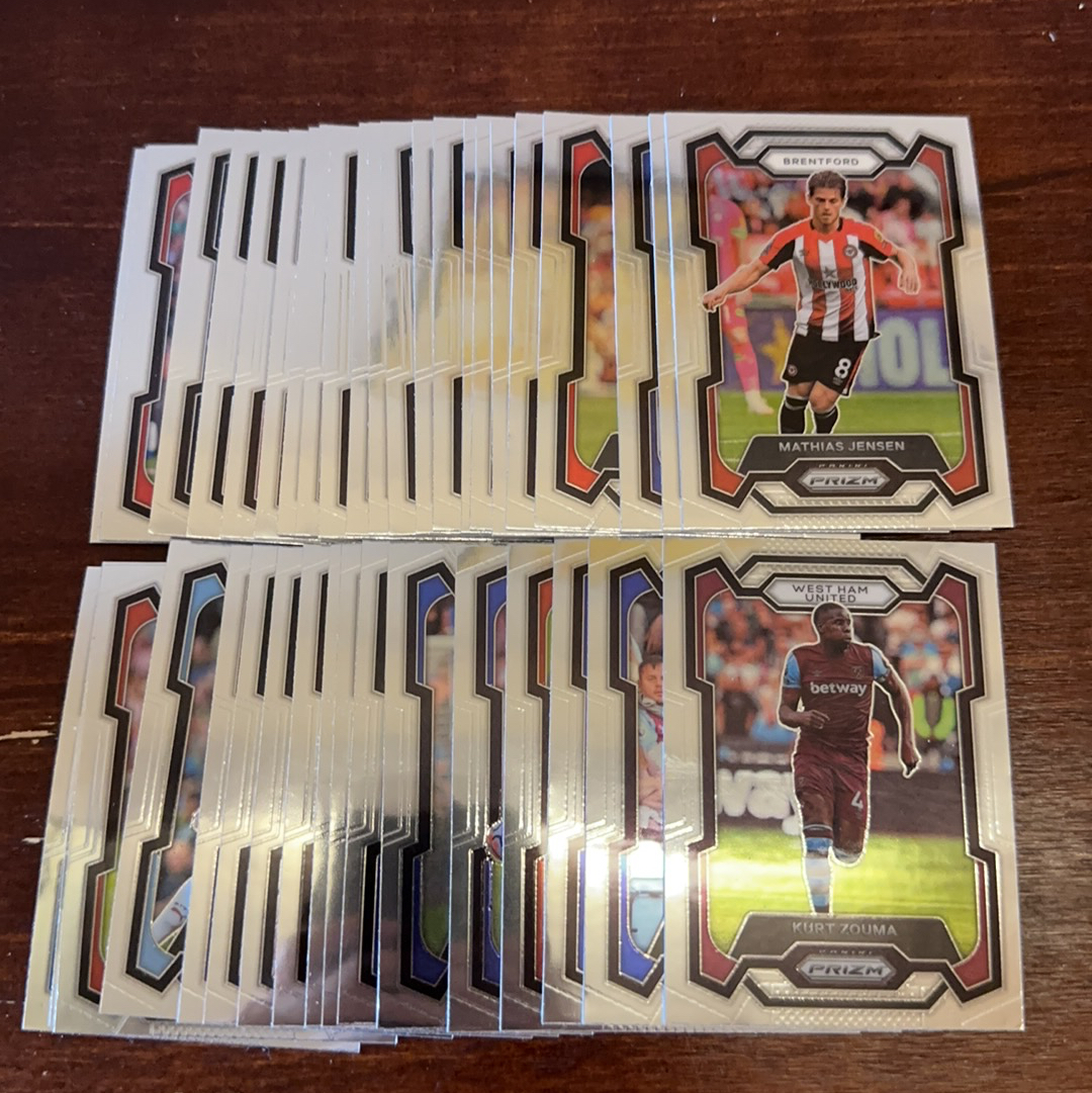 2023-24 Panini Prizm Kurt Zouma 【咸鱼代拍】帕尼尼 Pz系列 足球 祖马 等球员 Base Lot 共40张 梓一 020