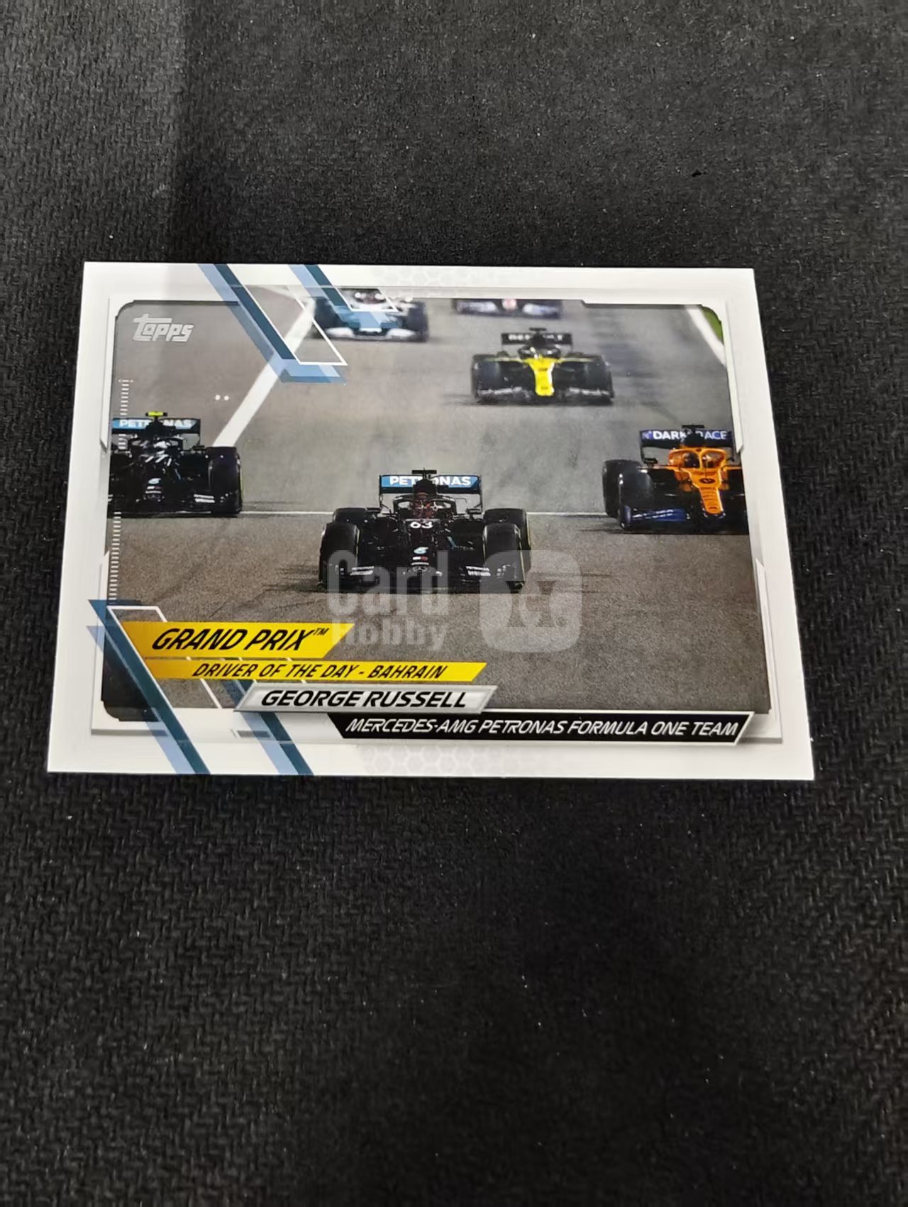 2021 Topps Chrome George Russell F1 威廉姆斯车队 乔治 拉塞尔 划痕 边角瑕疵 @156