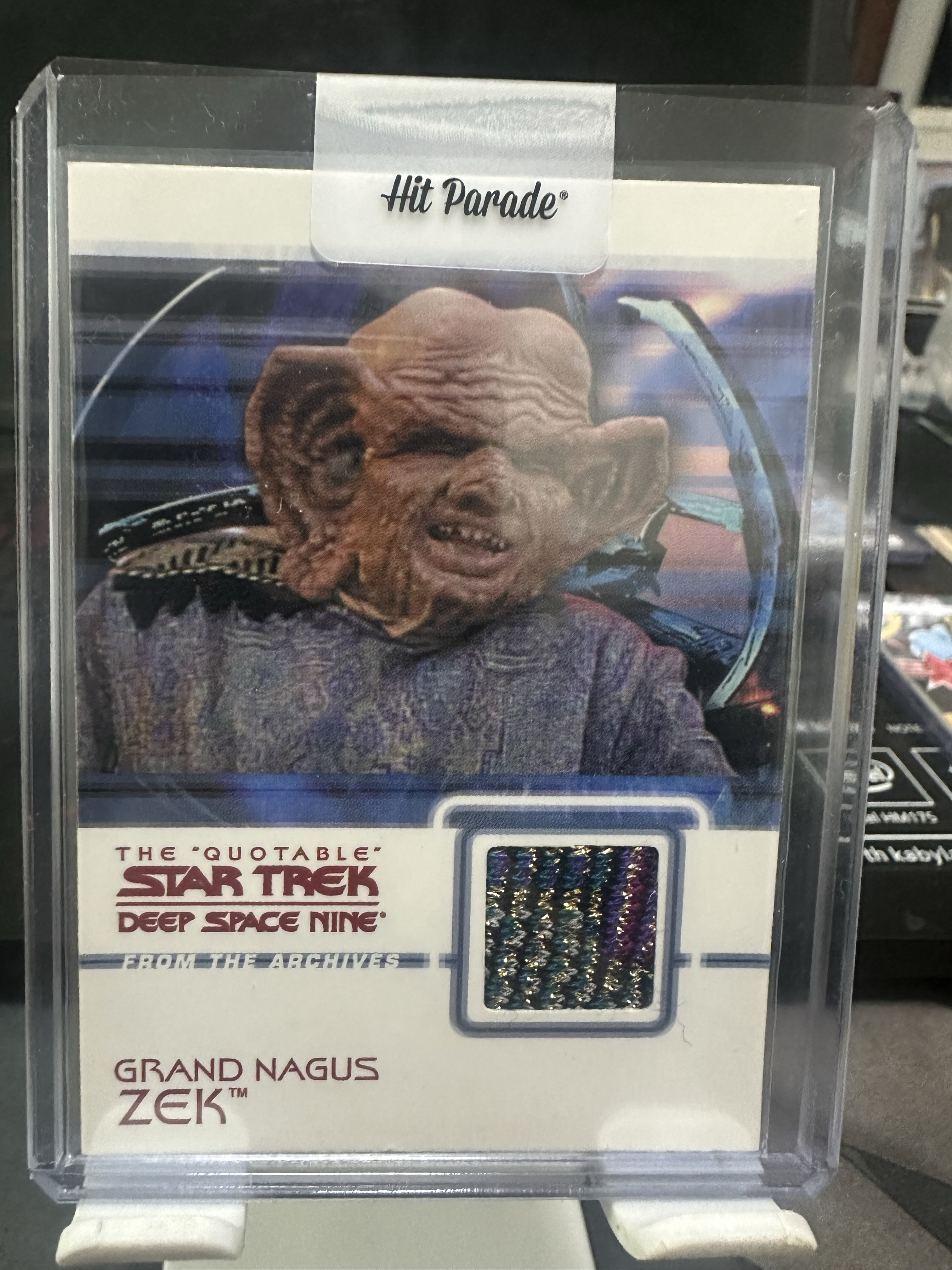 2007 CBS Studios Star Trek 星际迷航 Grand Nagus Zek 物料切割 收藏必备 