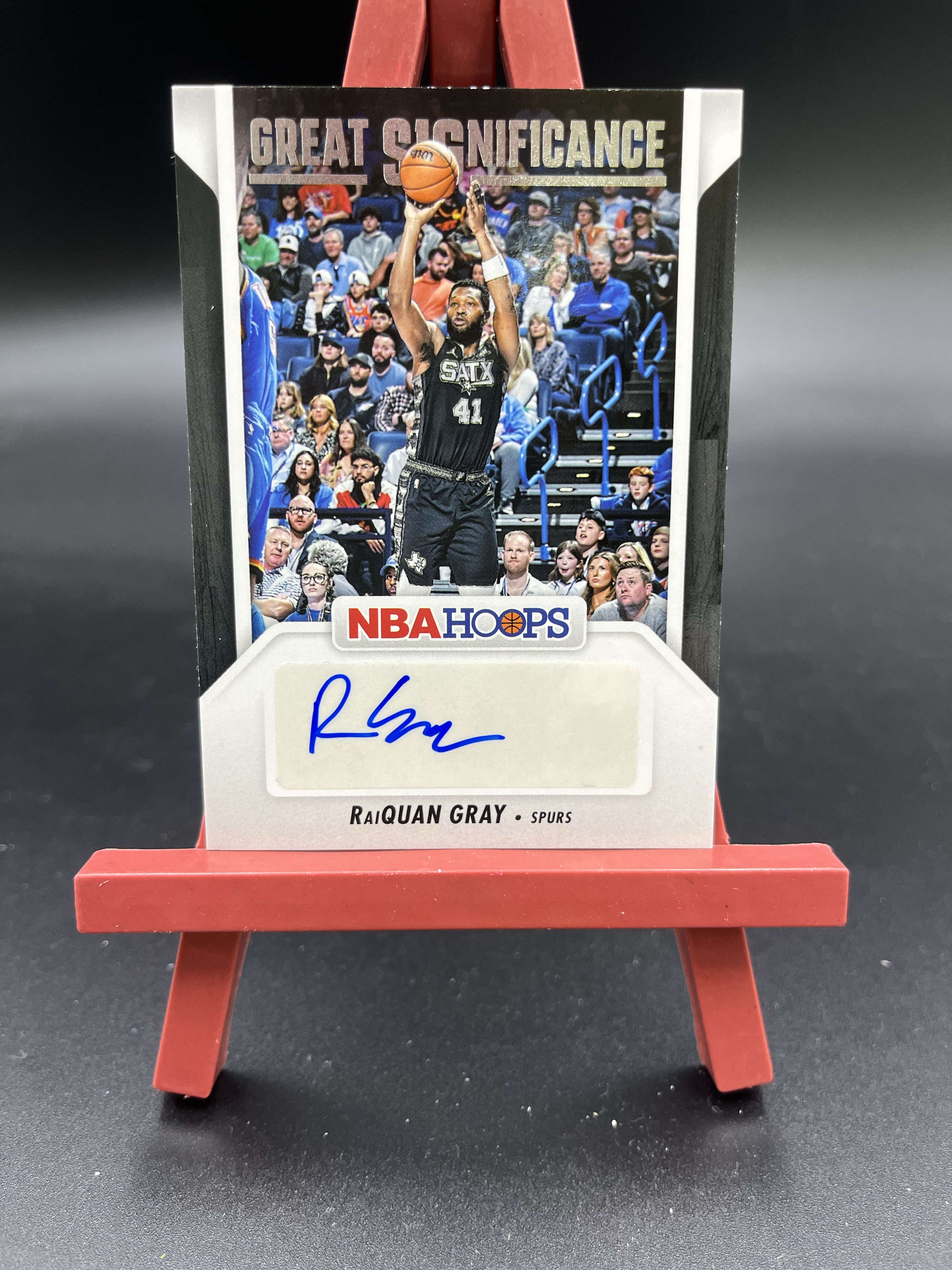 2024-25 PANINI hoops raiquan gray 马刺 雷匡 格雷 签字 great 卡品如图【优质签字专场】04WZ
