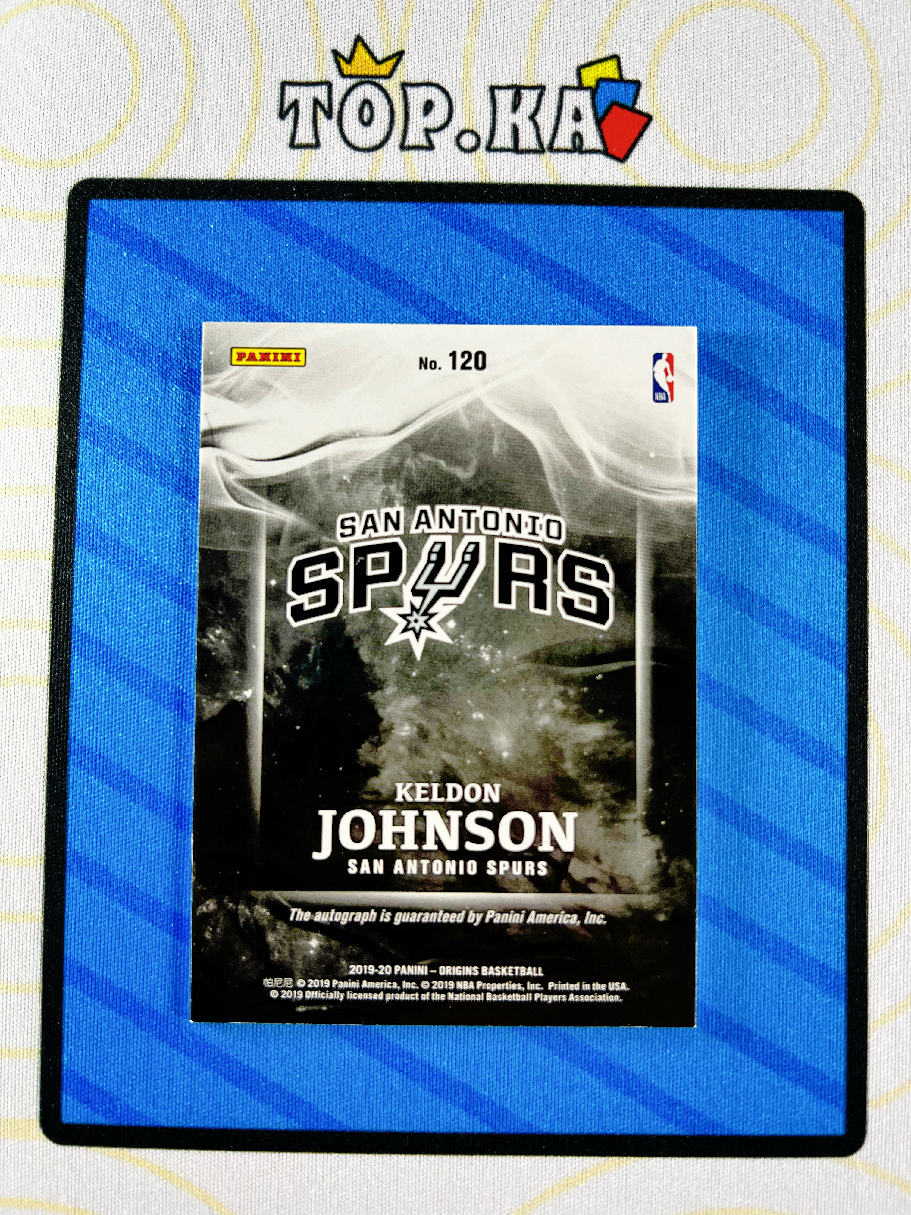 【顶尖卡社】 2019-20 Panini Origins Keldon Johnson RC 起源 凯尔登 约翰逊 /25编 新秀 马刺 卡签 签字 文班亚马队友 详情看描述 卡品如图【凯里】