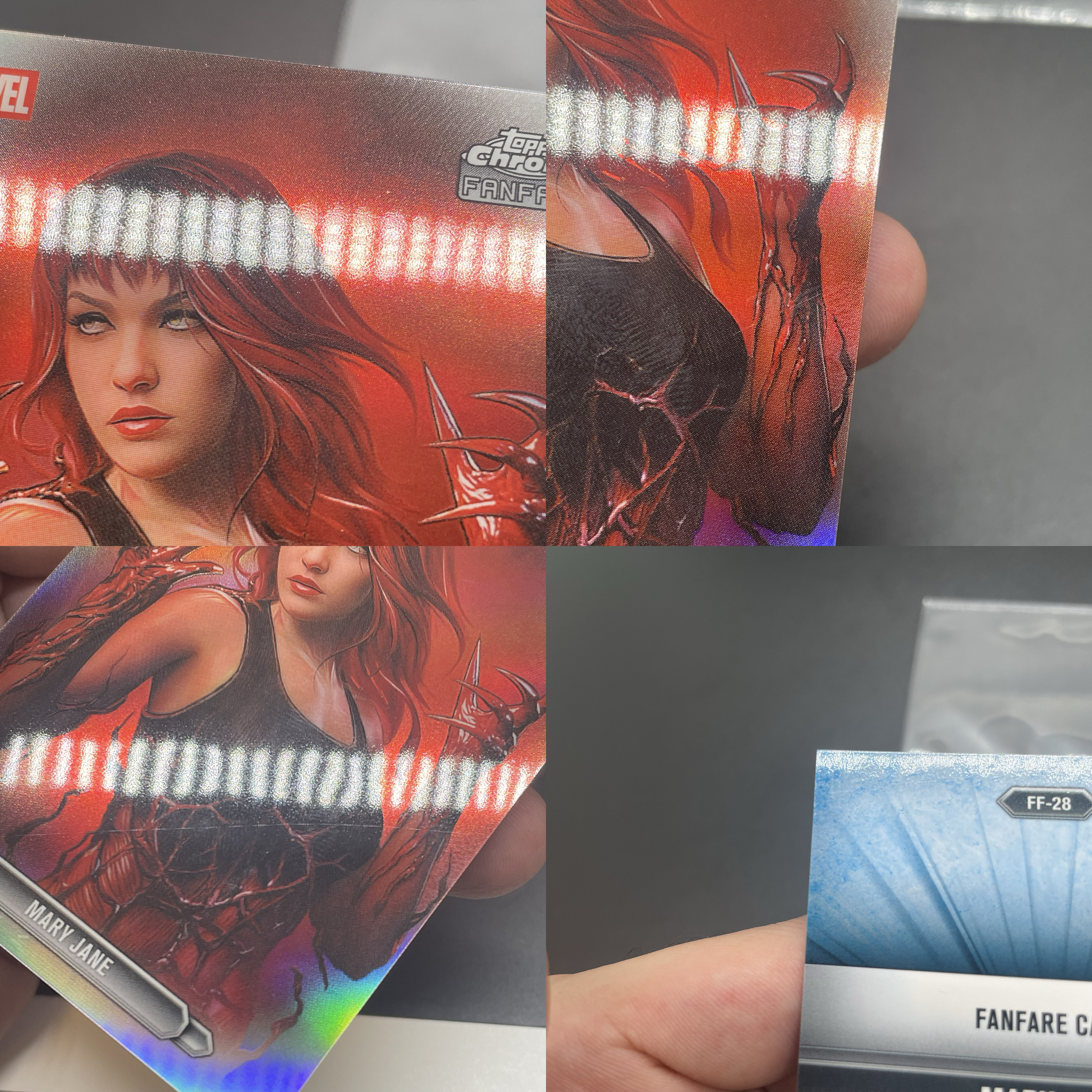 2026 Topps Chrome Marvel 【无界代卖】TC 漫威 Mary Jane 玛丽 简 Fanfare 银折 喝彩 特卡 大比例SP 人气女角色 品如图 不累计 大鱼