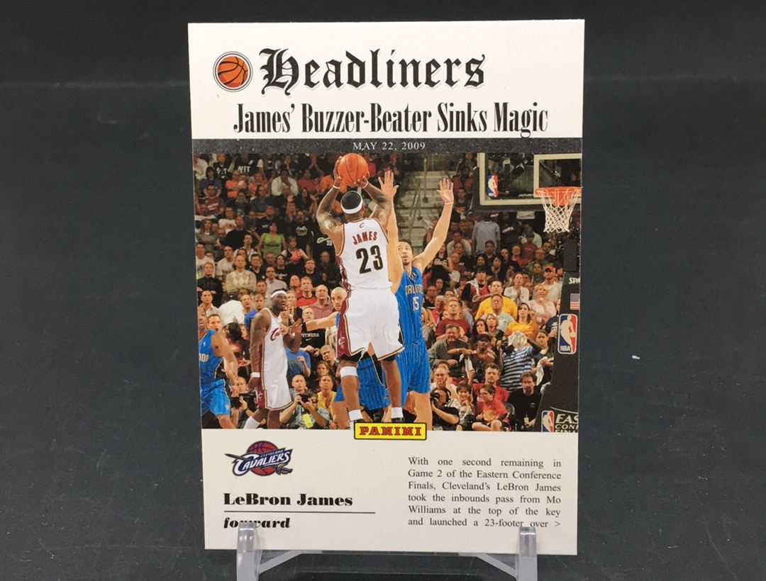 【DC拍卖】11.21 PANINI 同名系列 头条特卡 经典老特 实卡美如画 03白金一代领军人物 现今联盟第一人 LBJ 皇帝 勒布朗 詹姆斯