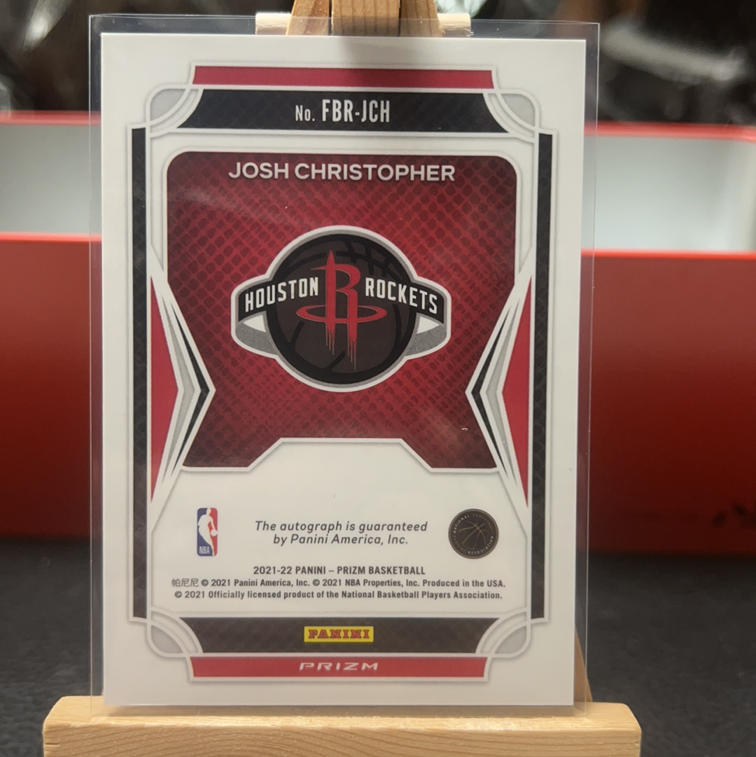 【SY代卖sy0150-可累积-瑕疵看图】2021-22 Panini Prizm Josh Christopher RC 新秀 火箭 约什 克里斯托弗 签字