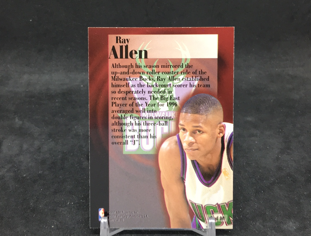 【DC拍卖】12.07 FLEER 大比例特卡 经典老特 实卡美如画 名人堂名宿 96黄金一代三分王 君子雷 雷 阿伦