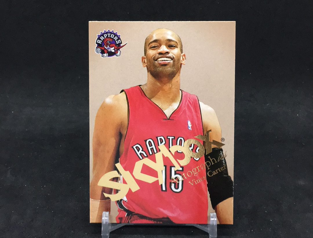 【DC拍卖】12.08 SKYBOX AUTOGRAPHICS 四大分卫之一 名人堂巨星 NBA历史最强扣将 半人半神 文斯 卡特