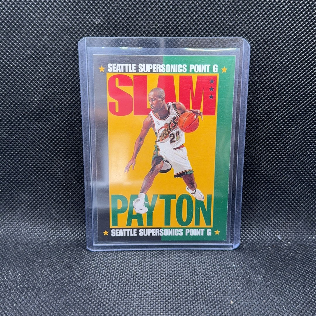 【Roseee代卖】1997 SkyBox SLAM Gary Payton 超音速 加里 佩顿 手套 老杂志特卡 slam 经典系列 纯