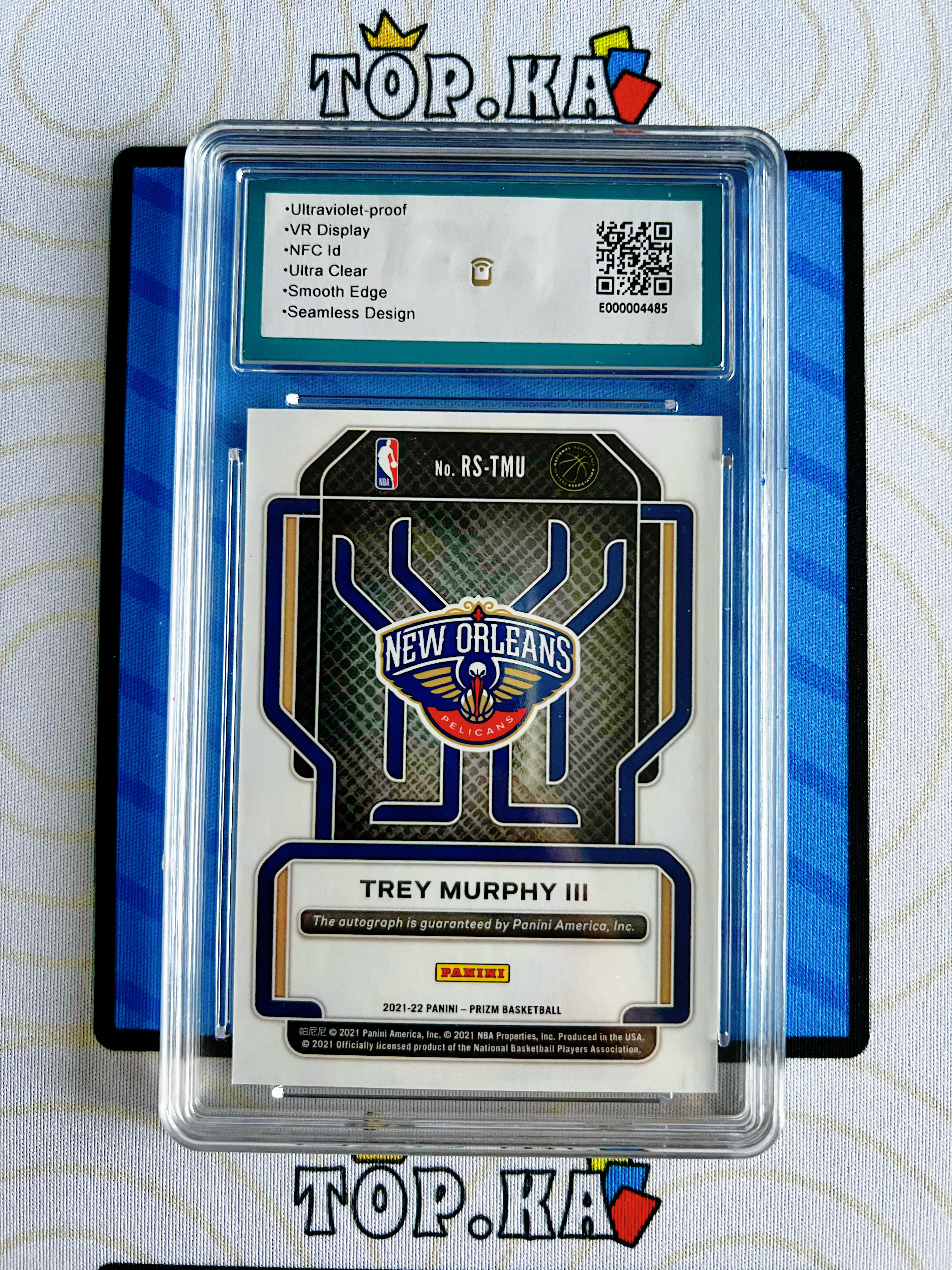 【顶尖卡社】2021-22 Panini Prizm Trey Murphy III 鹈鹕 特雷 墨菲三世 新秀RC 签字 签名 BCTC 8+10分评分 最近大热 收藏投资必备【凯里】