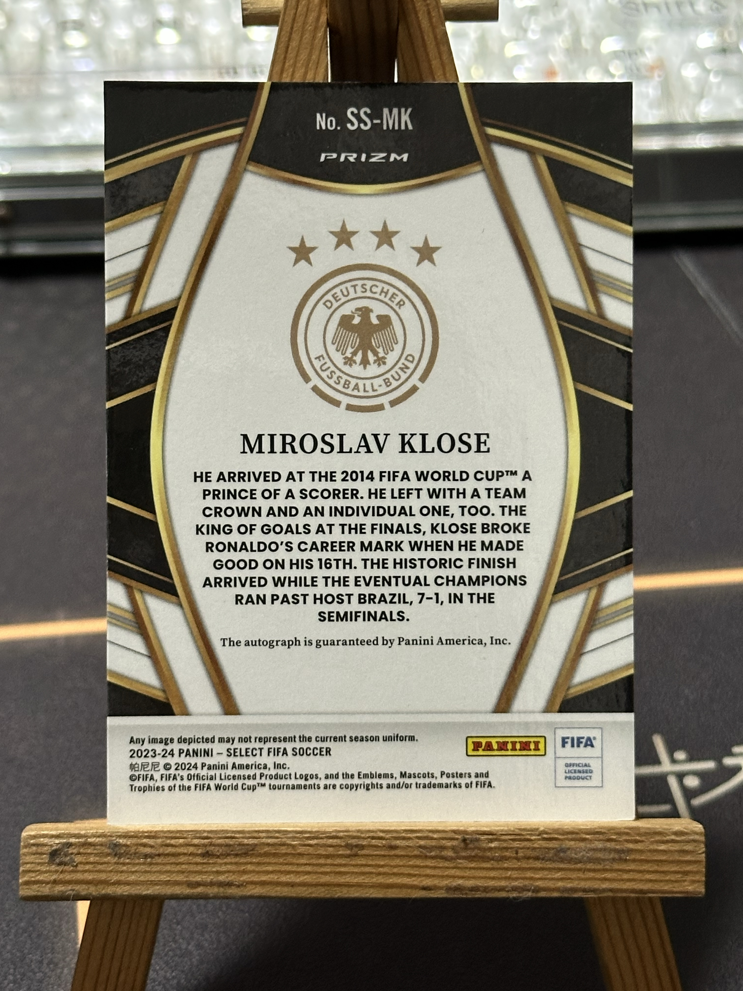 【八爪鱼拍卖🐙免手续费】2023-24 FIFA Select 德国 银折 签字 K神 米洛斯拉夫 克洛泽 Miroslav Klose