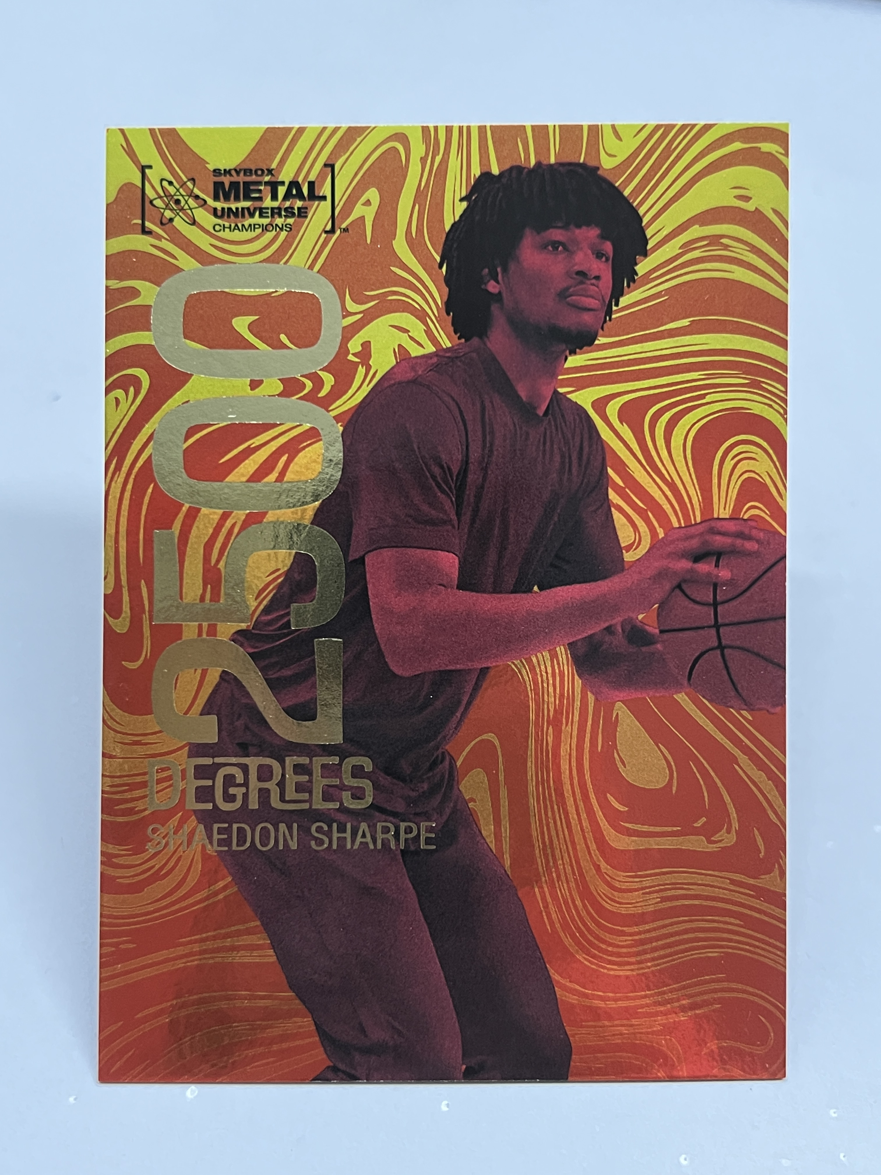 2022 SkyBox Metal Universe Champions Shaedon Sharpe【挂机拍卖】夏普 金属宇宙冠军 奖章 特卡 橙折 收藏 凑套 卡品如图