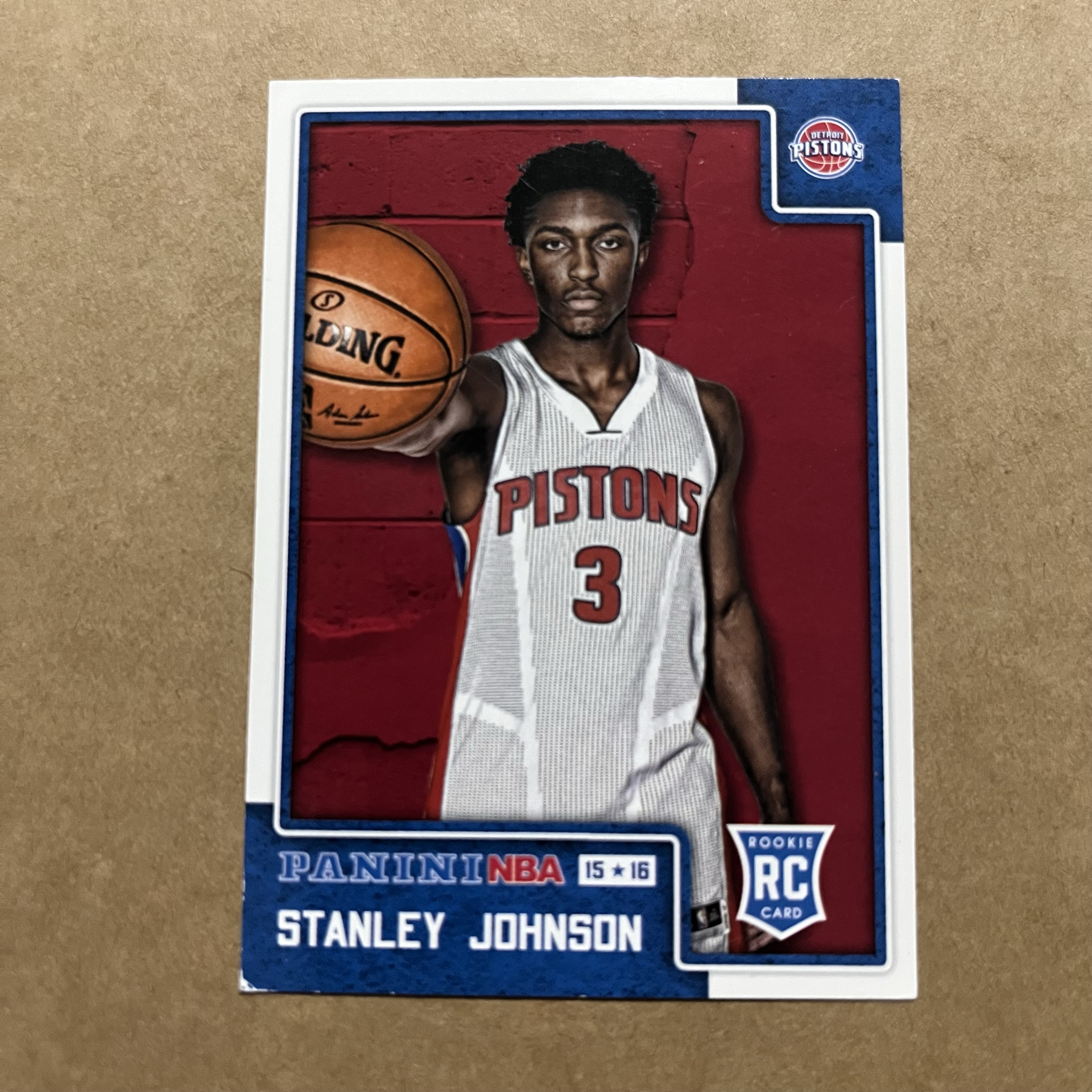 2015-16 Panini NBA Stanley Johnson 【0手续费代卖】斯坦利 约翰逊 活塞 RC 新秀 热门球星 专收必备 凑套收藏 可累计#篮球卡